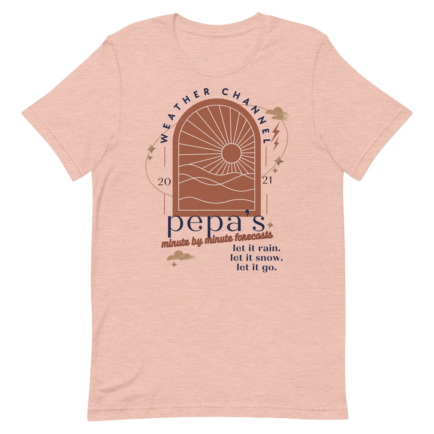 Disney Encanto Pepa's Weather Channel Disney Mom T-Shirt, Bella Canvas Short Sleeve