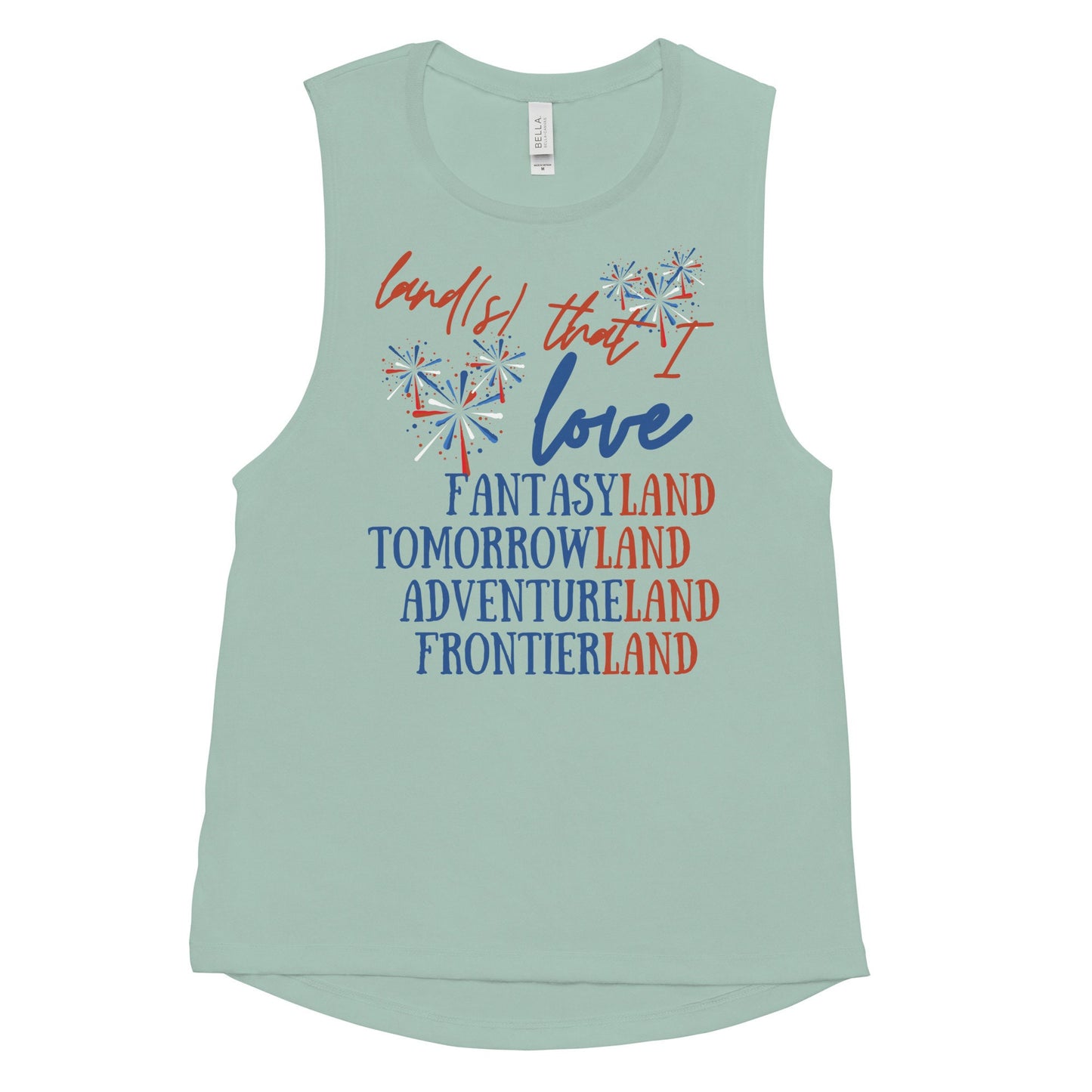 Lands That I Love Disney Tank Top, Bella Canvas Family Shirt
