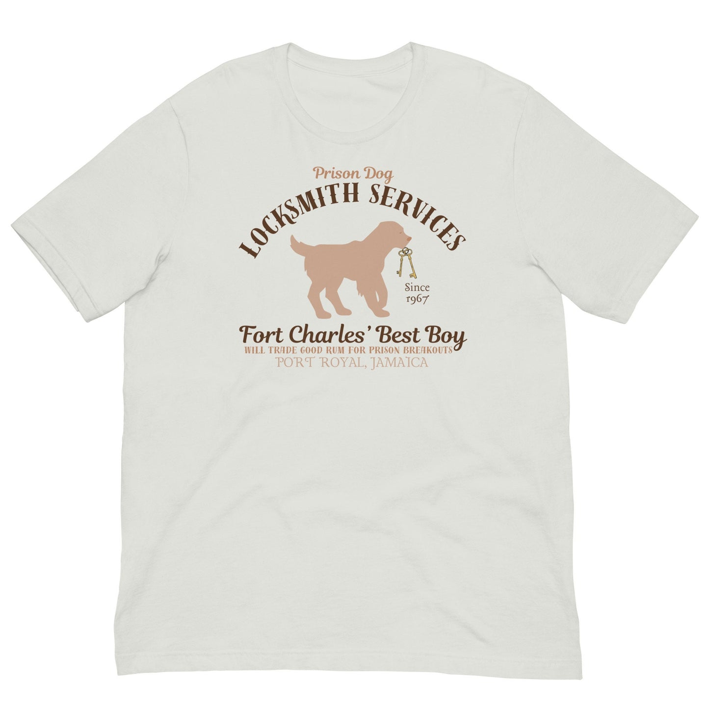 Pirates of the Caribbean T-Shirt: Prison Dog Locksmith - Bella Canvas