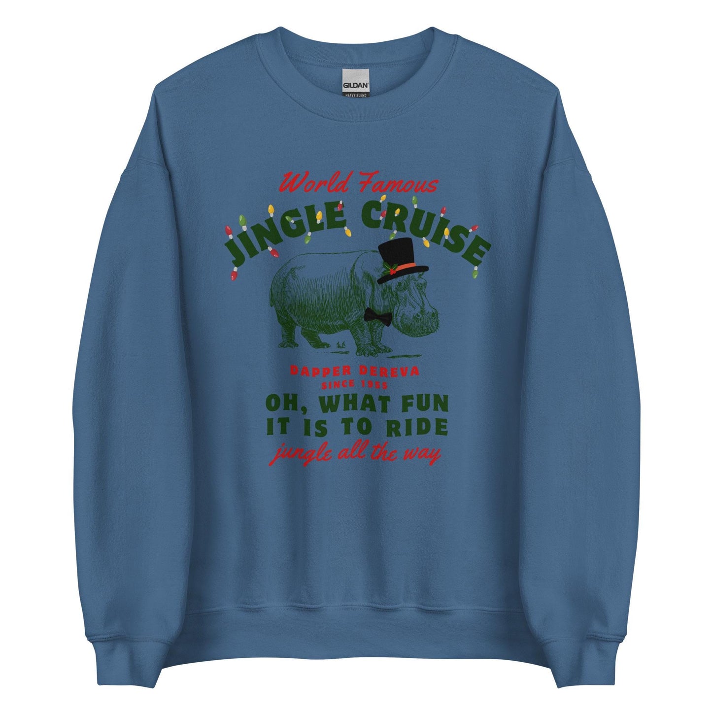 Jingle Cruise Sweatshirt, Disney Christmas Theme Park, Family Holiday