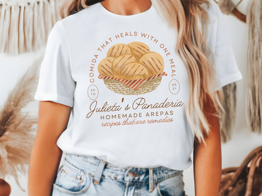 Julieta's Arepas Disney Family Shirt, Encanto Bella Canvas Tee