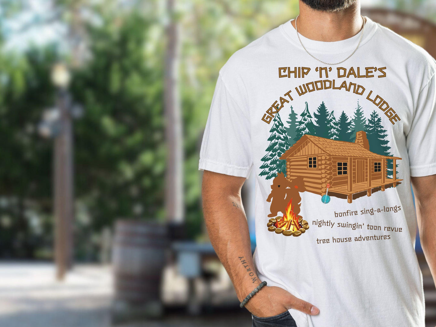 Chip 'n' Dale Woodland Lodge Disney T-Shirt