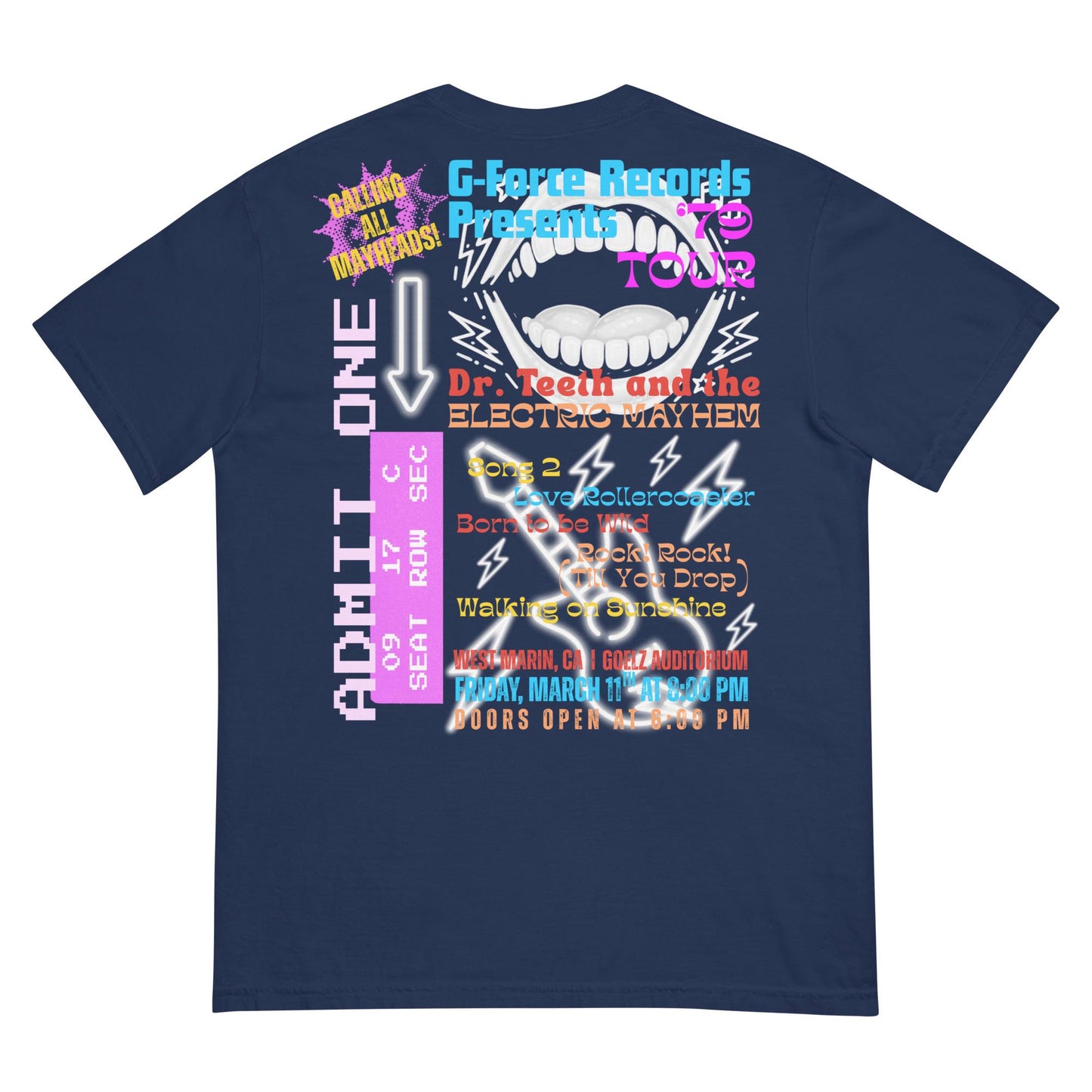 Muppets Rock n Roller Coaster Shirt