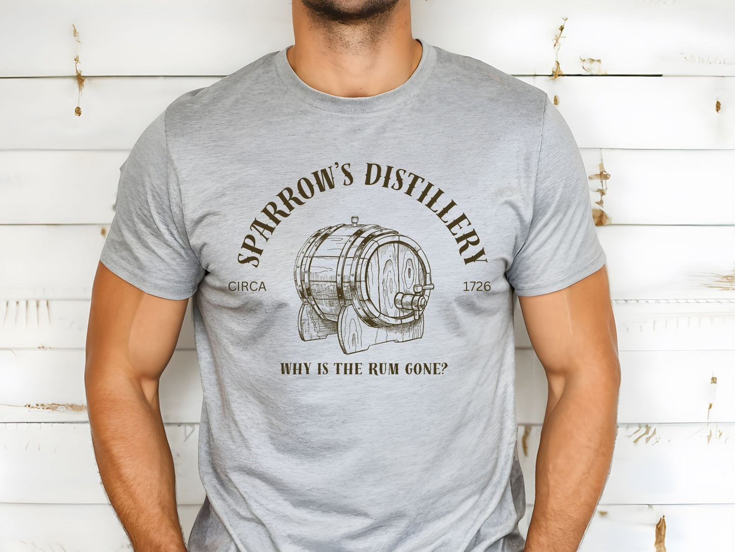 Sparrow's Distillery Bella Canvas T-Shirt, Subtle Disney Dad Tee