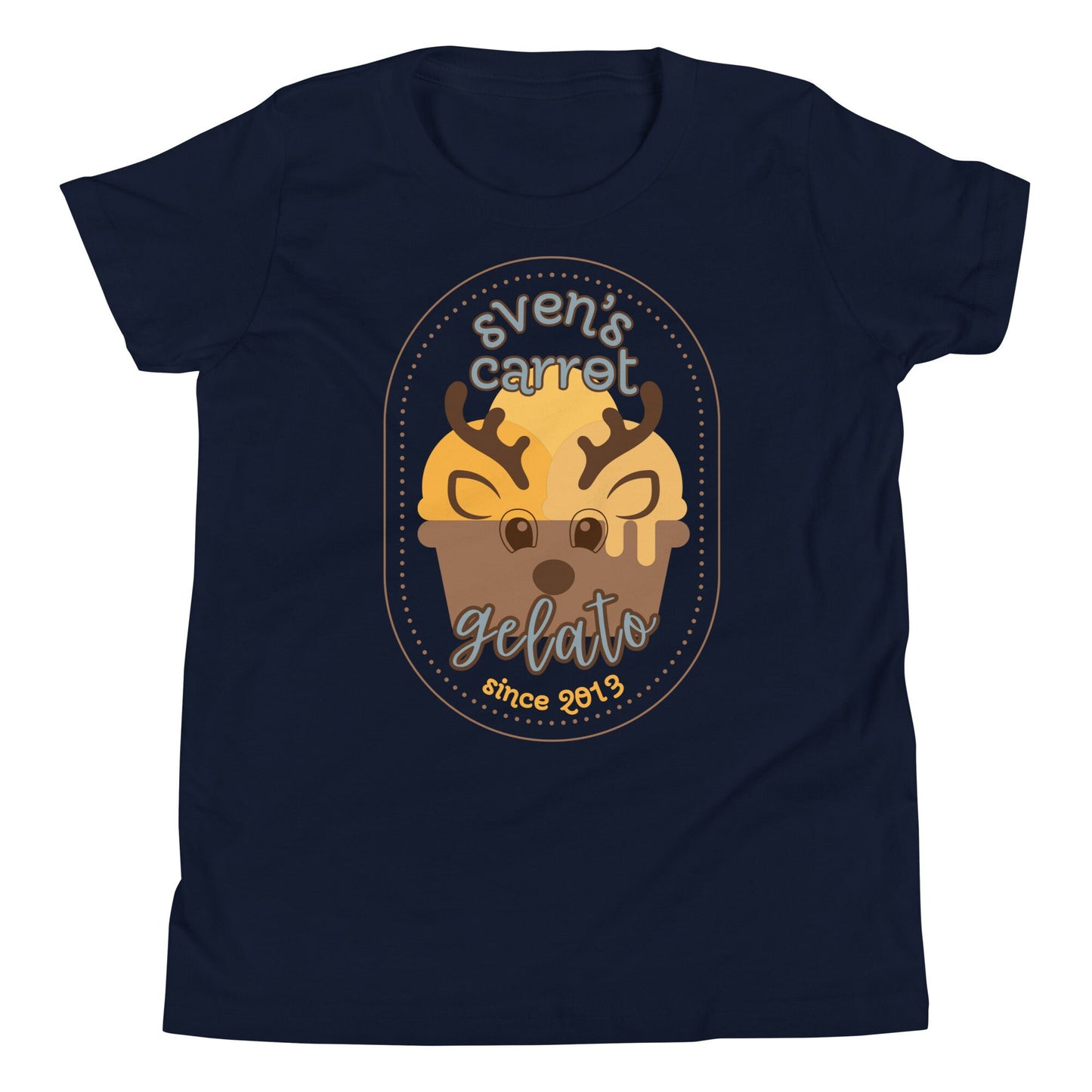 Sven's Carrot Gelato Disney Frozen Youth T-Shirt, Disneyland Family Vacation Shirt