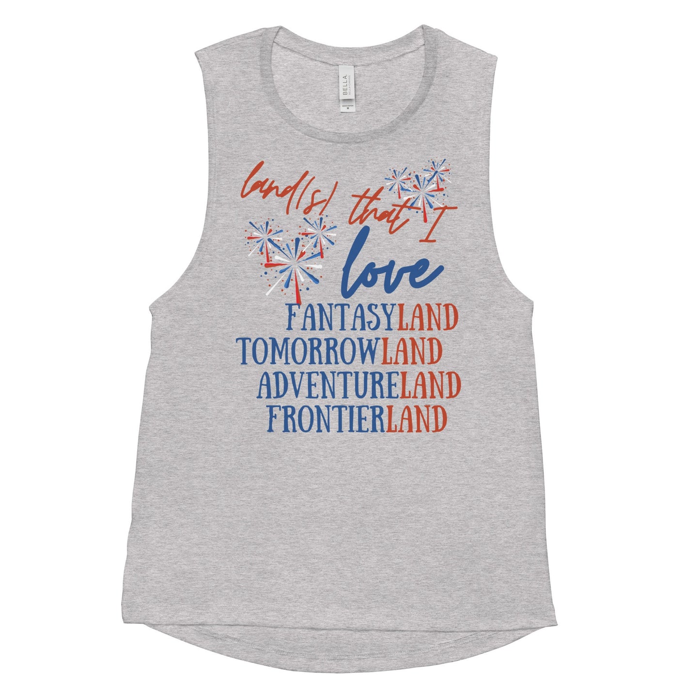 Lands That I Love Disney Tank Top, Bella Canvas Family Shirt