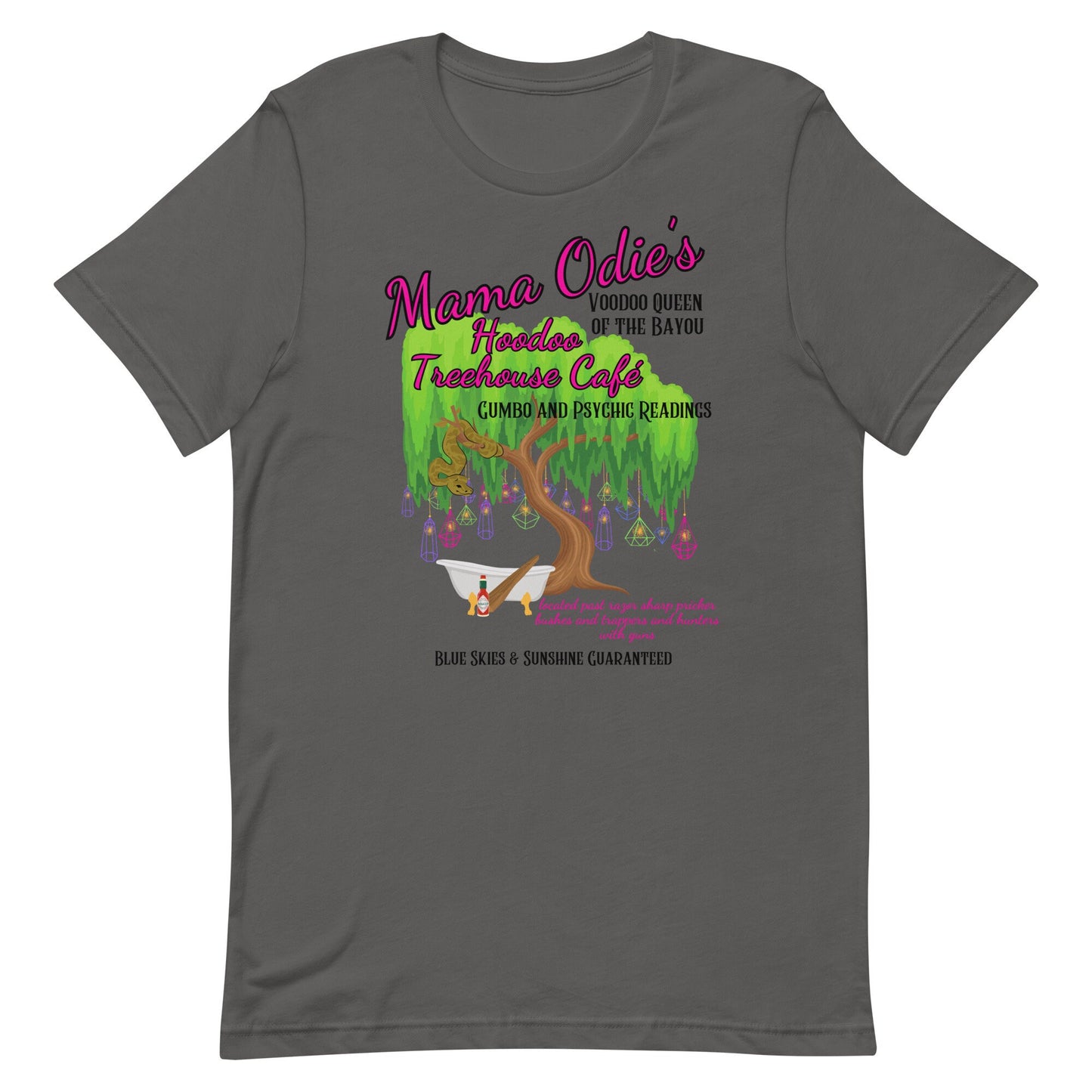 Mama Odie's Treehouse Cafe Shirt: Princess and the Frog Bella Canvas Tee
