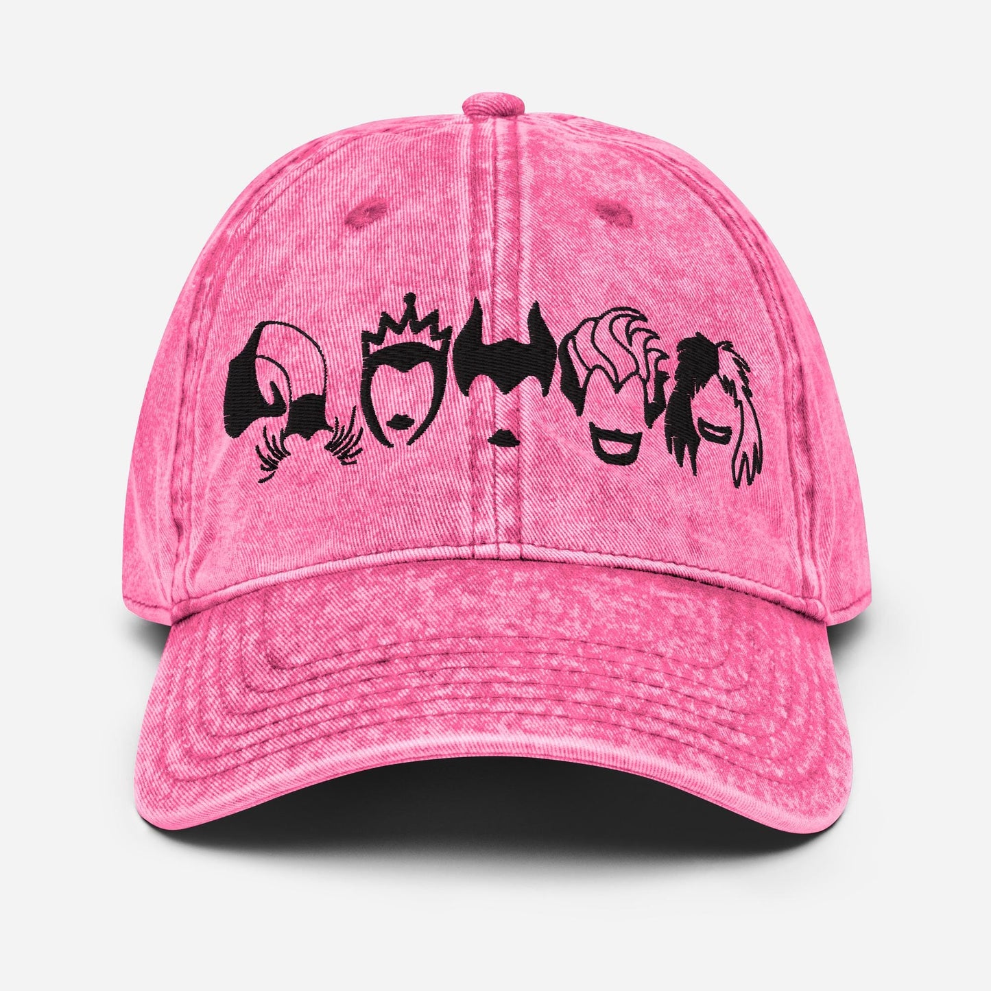 Disney Villains Sketch Icon Hat, Halloween Party Cotton Cap