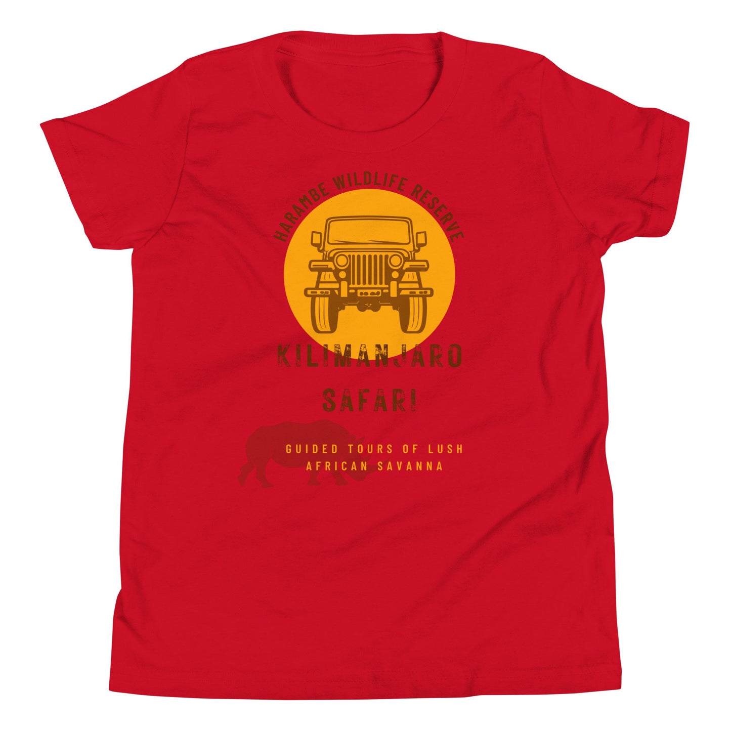 Kilimanjaro Safaris Youth T-Shirt, Subtle Disney Family Shirt