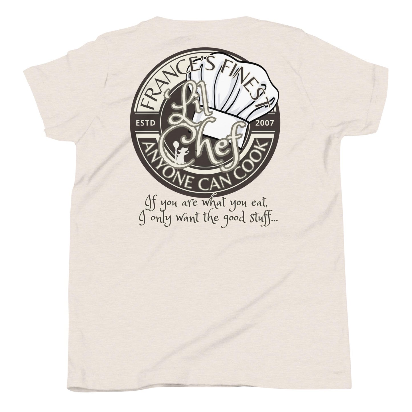 Lil Chef Remy Ratatouille Bella Canvas Youth Shirt