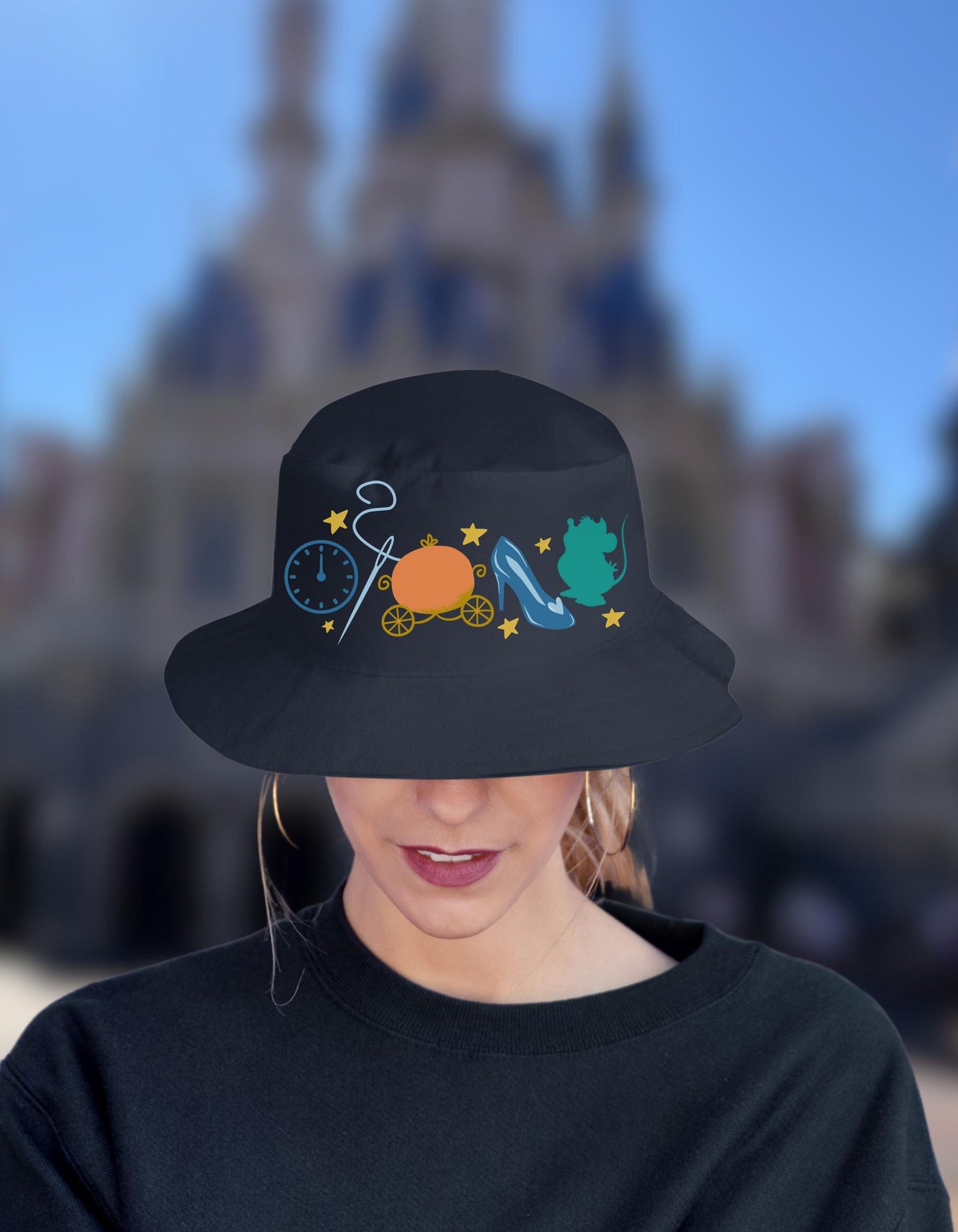 Embroidered Cinderella Bucket Hat | Disney Princess Cotton Twill