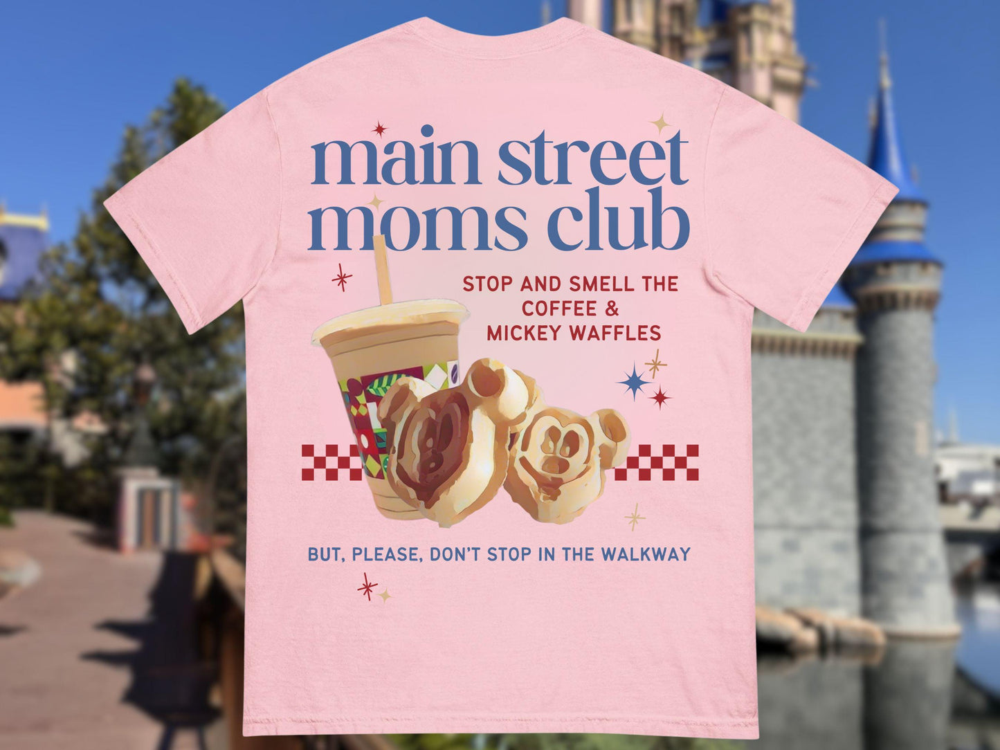Main Street Moms Club™ Collection Comfort Colors Shirt, Disney Mom Shirt