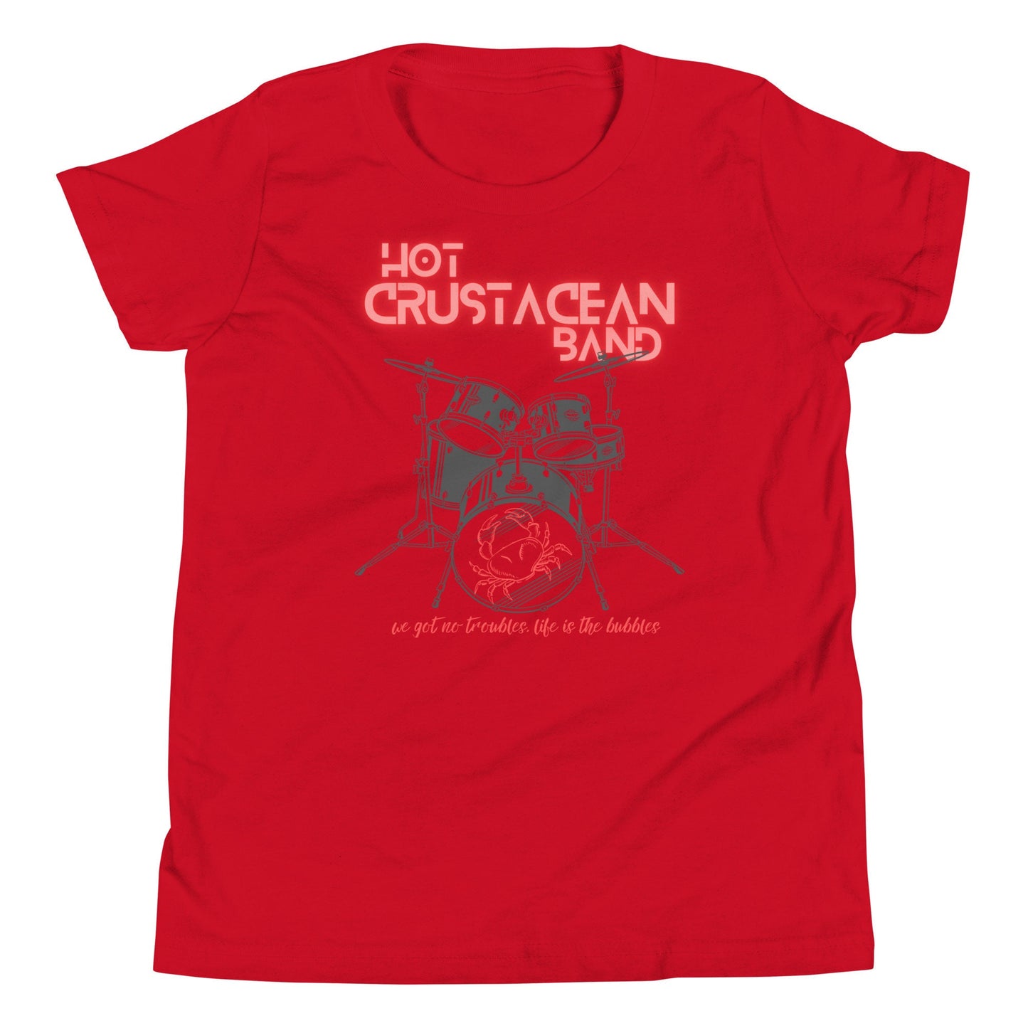 Hot Crustacean Band Youth T-Shirt, Subtle Disney Family Matching Shirt