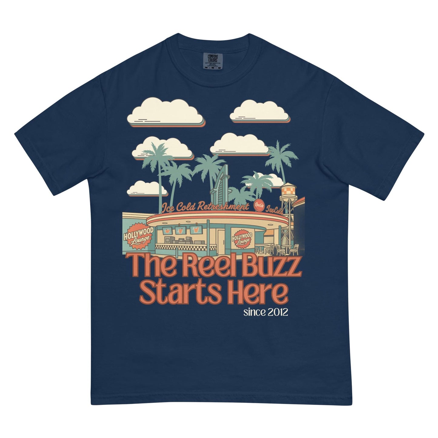 Retro Hollywood Lounge Comfort Colors Shirt, Disney Adult Tee