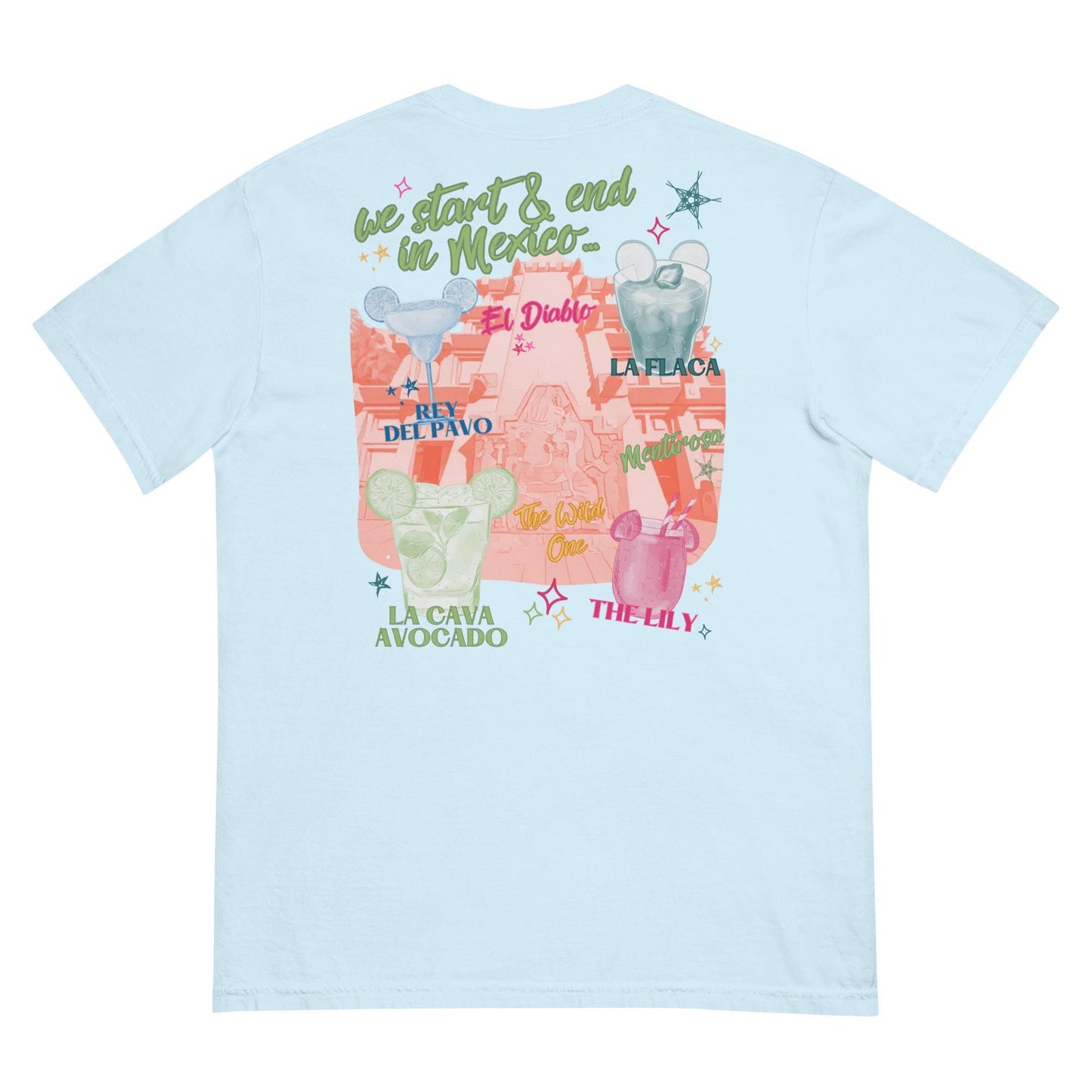 Mexico Pavilion Margarita Shirt, Theme Park Tee, Girls Disney Trip