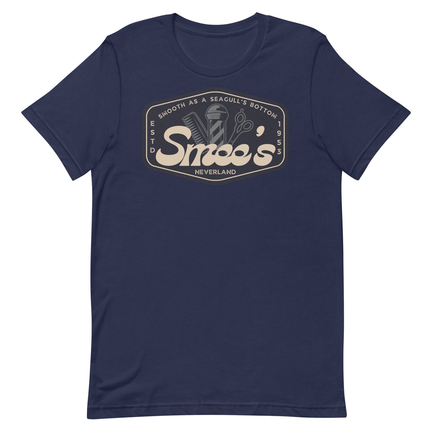 Smee's Barber Shop Bella Canvas T-Shirt, Subtle Disney Dad Shirt