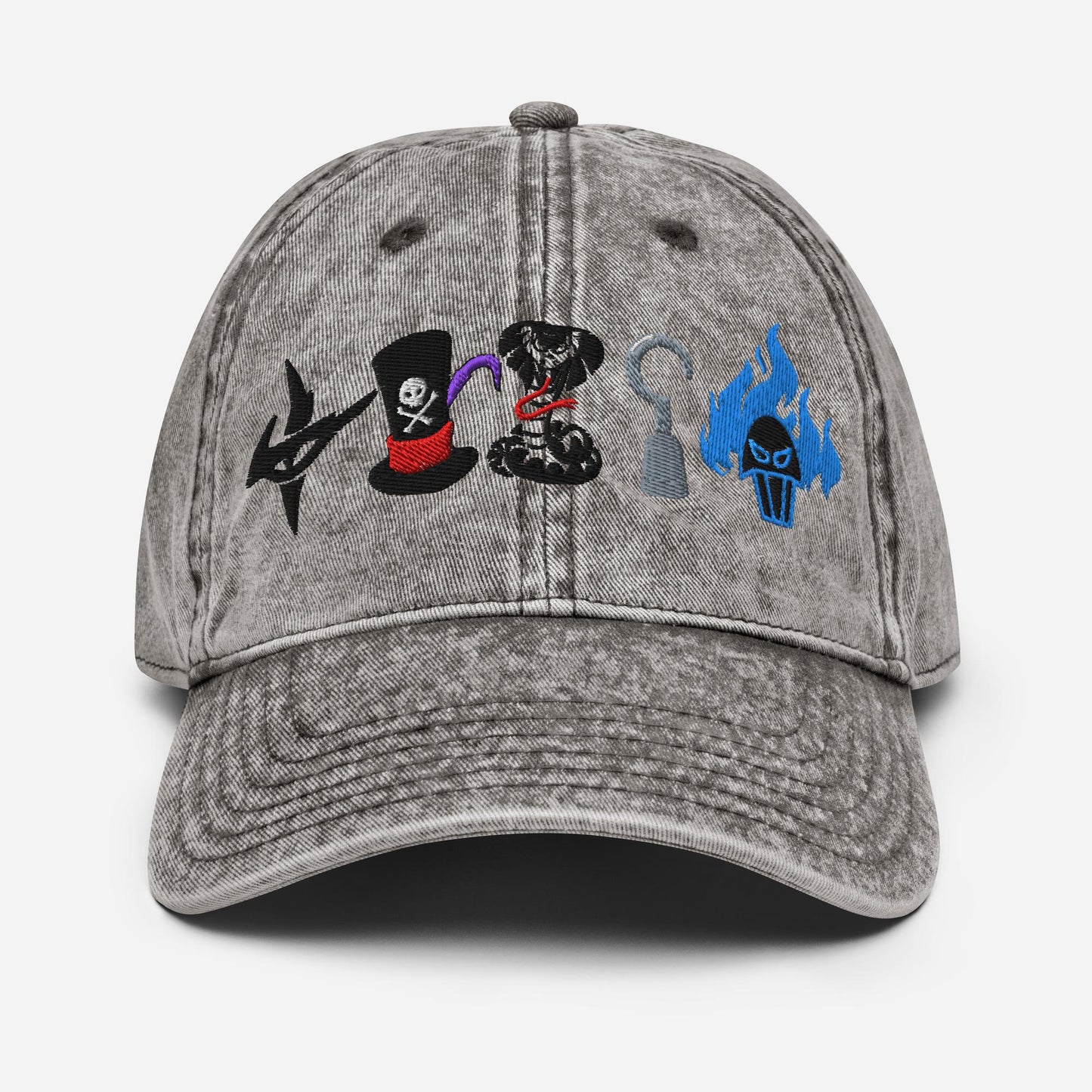 Disney Villains Embroidered Vintage Dad Hat | Halloween Otto Cap