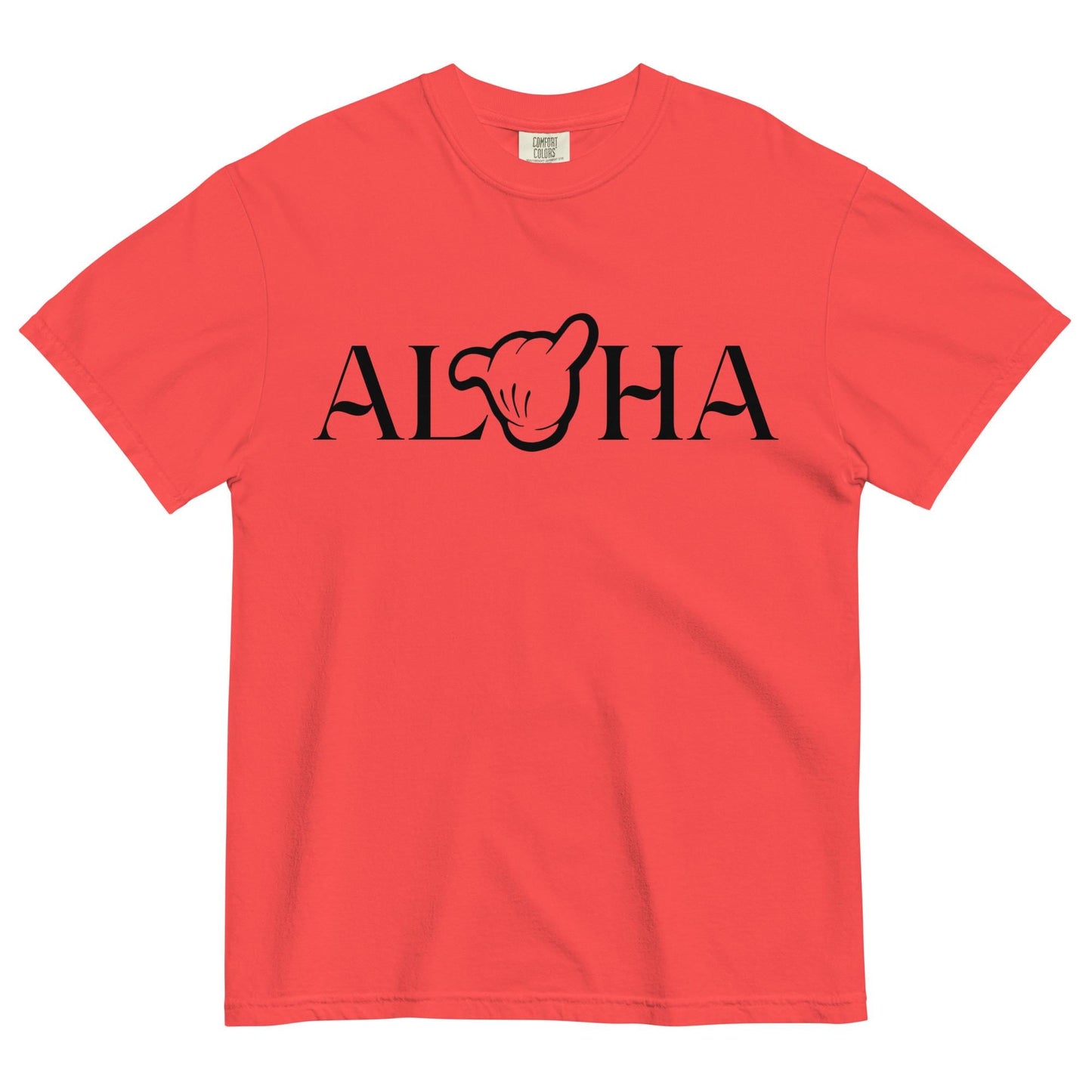 Disney Aulani Aloha Mickey Shaka Hand Comfort Colors Shirt