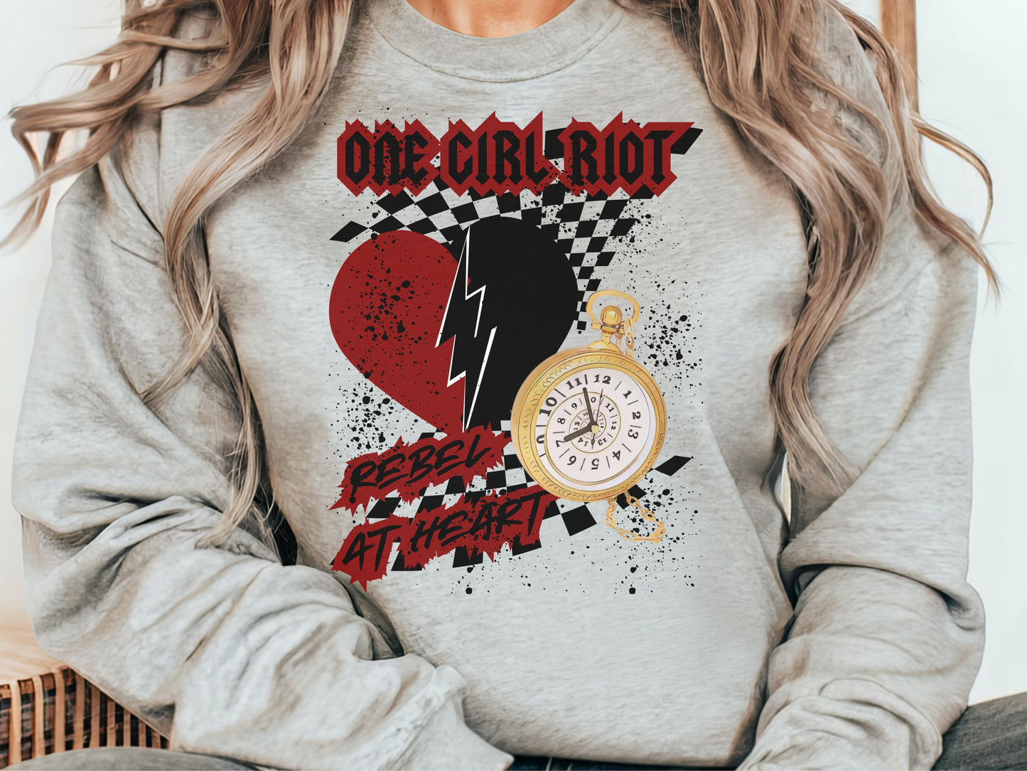 Rise of Red, Subtle Disney Sweatshirt, Women's Sweatshirt, Descendants