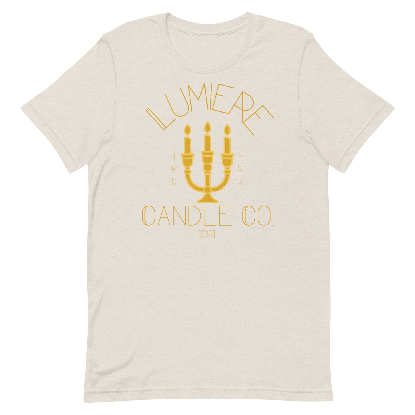 Lumiere Candle Company Bella Canvas T-Shirt, Subtle Disney Family Shirt