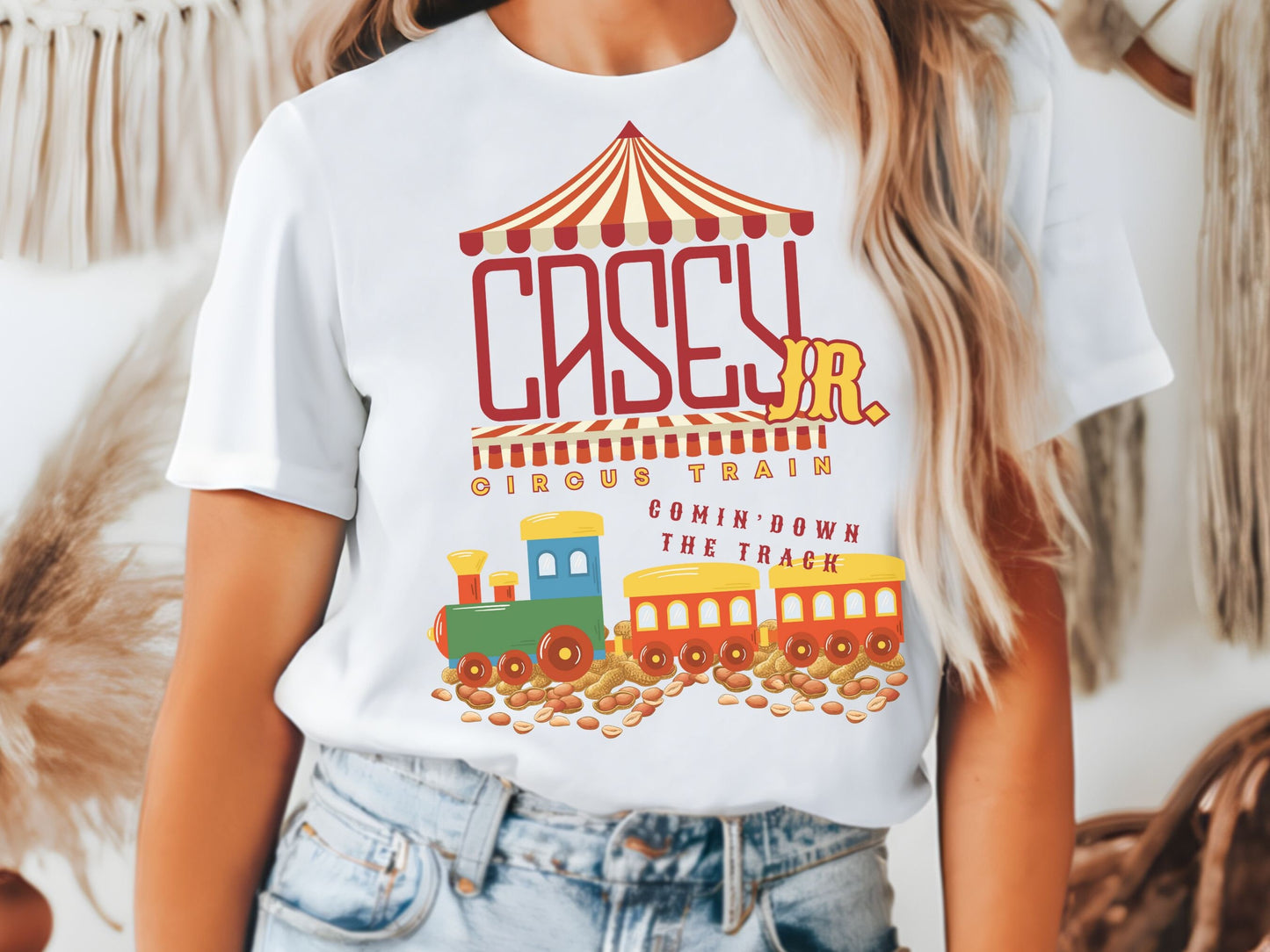 Casey Jr. Circus Train Shirt, Disney Family Tee, Unisex Bella Canvas