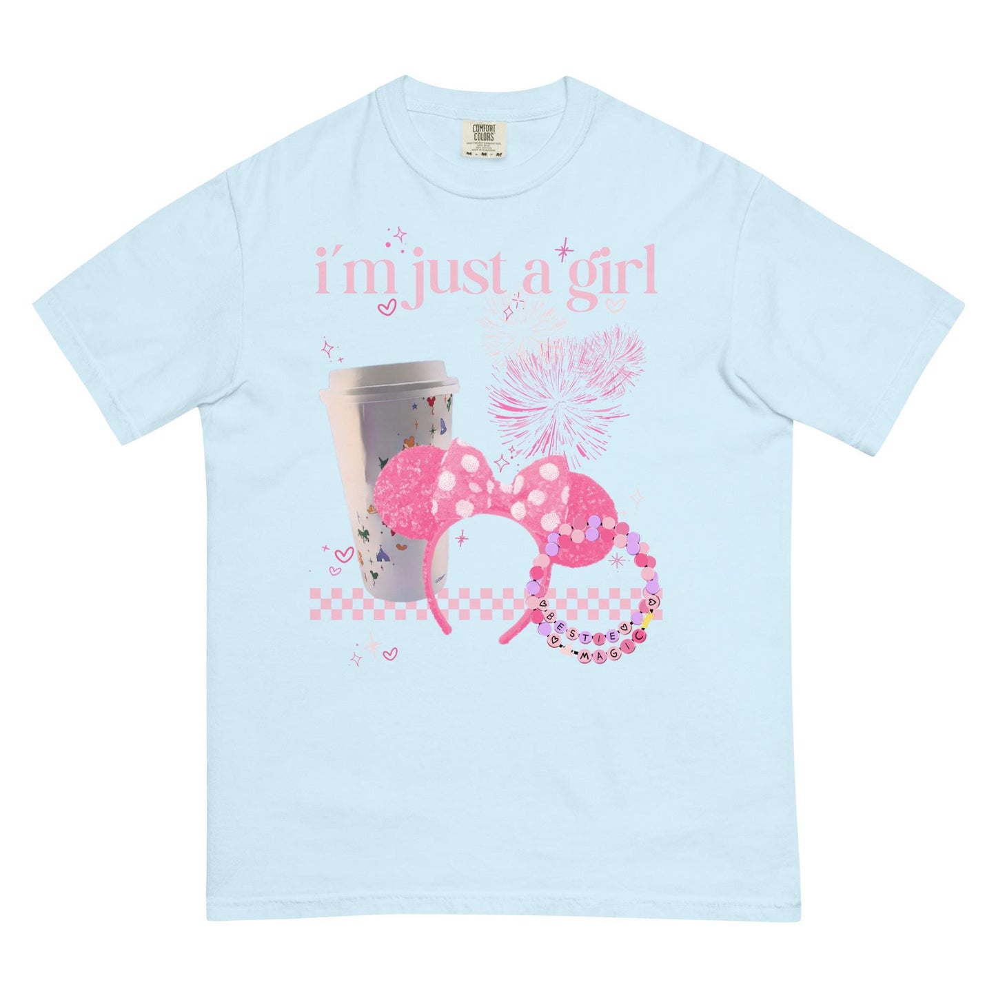 Disney Girls Trip Comfort Colors Shirt, I’m Just a Girl