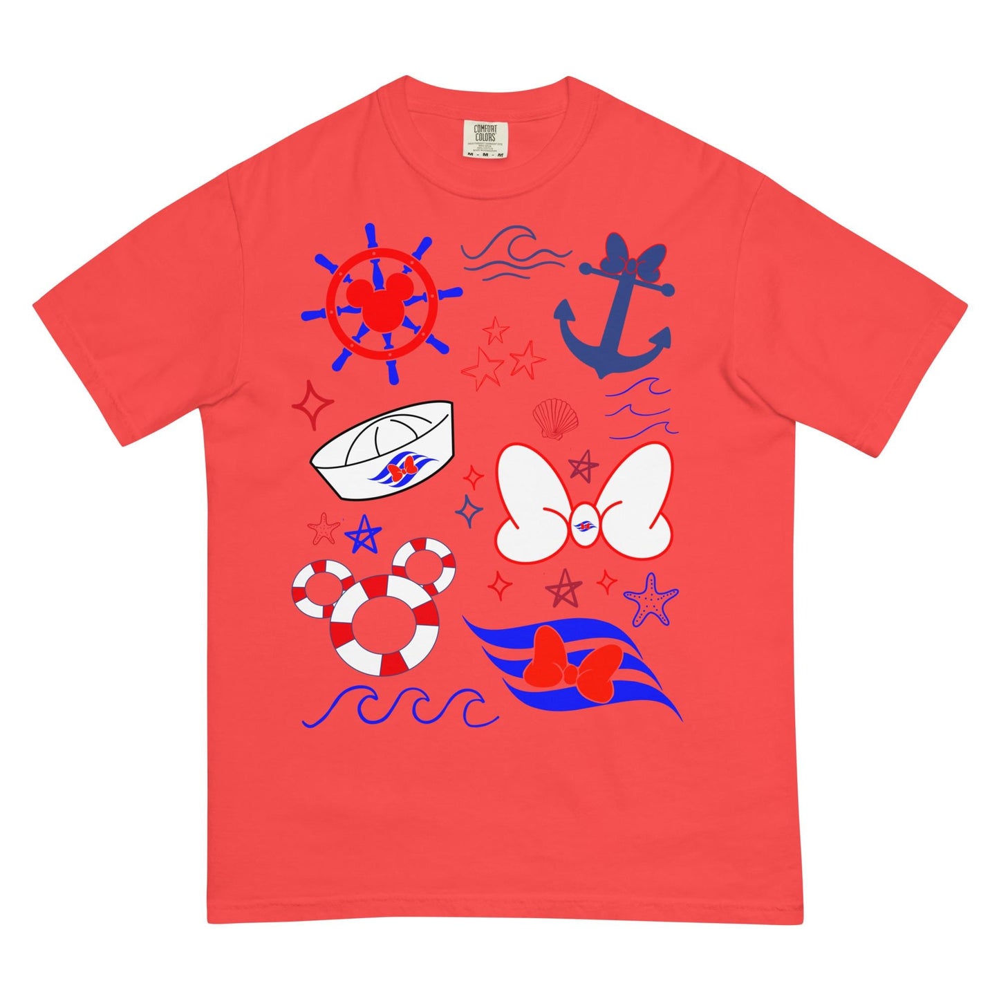 Disney Cruise Doodle Sketch Shirt, Family Vacation Tee