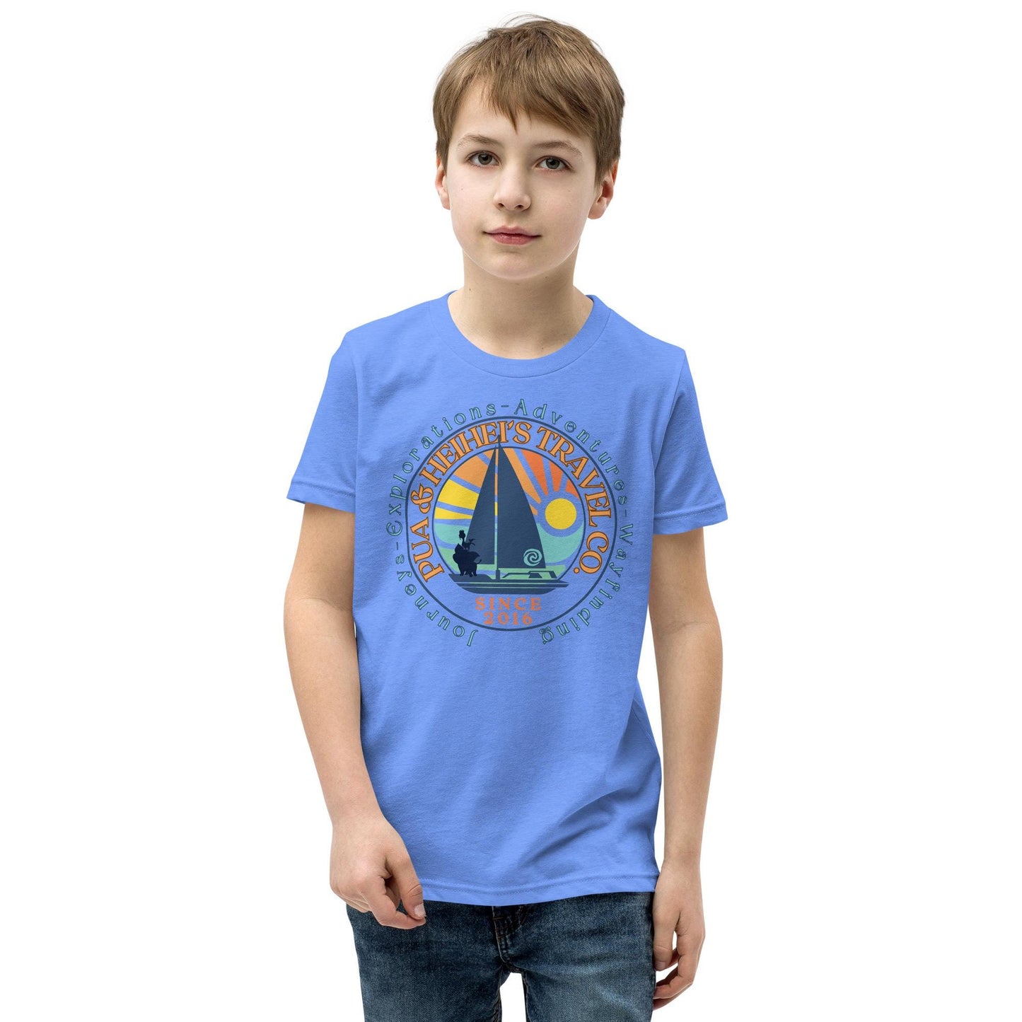 Pua and Heihei's Travel Co Youth Shirt, Disney Moana Inspired