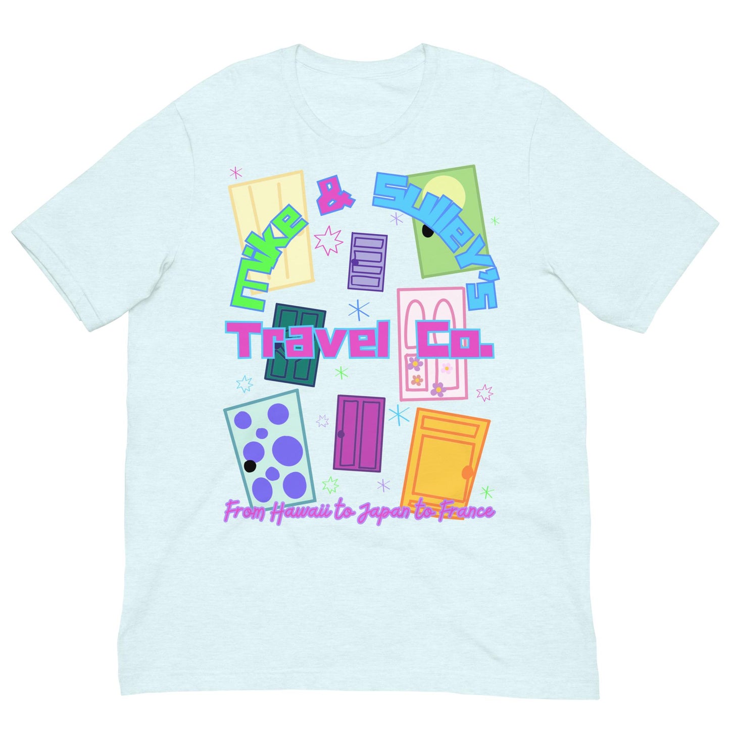 Monsters Inc Disney Inspired Mike and Sulley's Travel Co. Bella Canvas Shirt, Monsters Inc Mike and Sulley Disney Women's Shirt