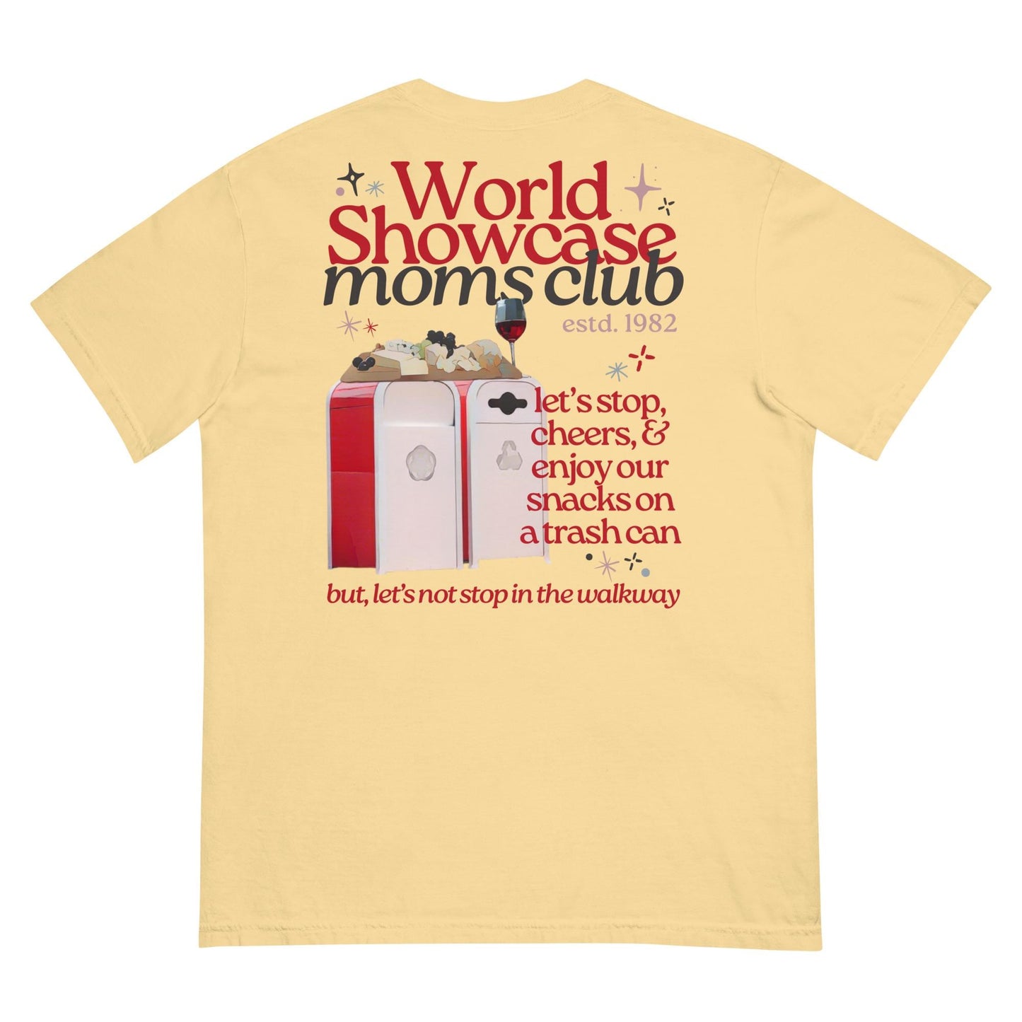 World Showcase Moms Club Comfort Colors Shirt, Funny Disney EPCOT Trip Tee