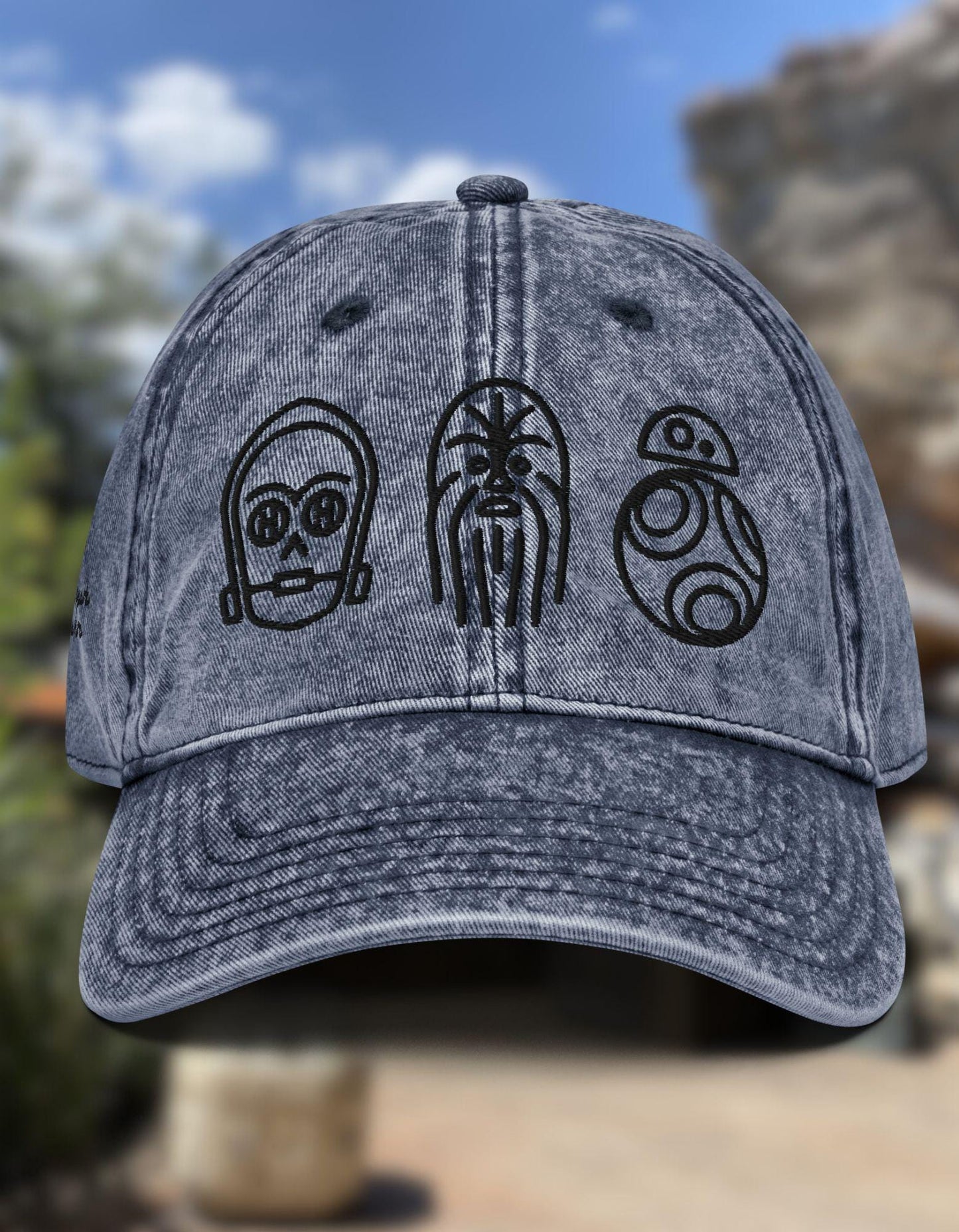 Star Wars Icon Hat: C3PO, Chewbacca & BB8 - Vintage Style