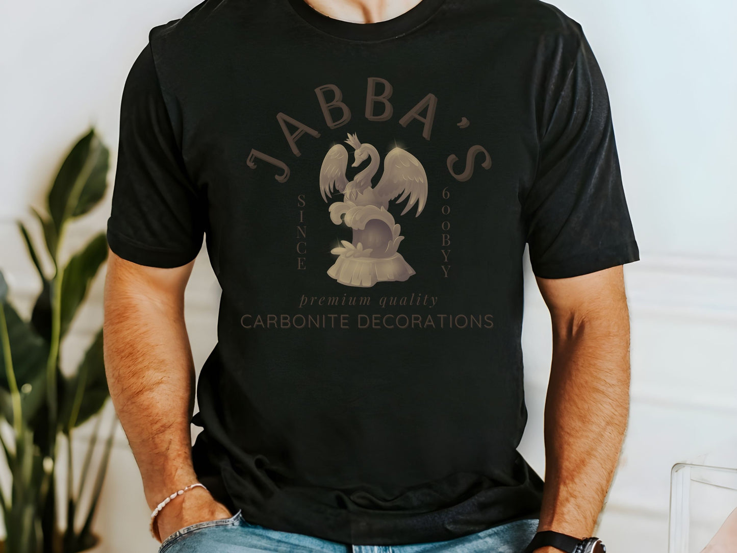 Jabba's Carbonite Decorations,  Bella Canvas Unisex Short Sleeve T-Shirt, Subtle Disney Matching Family Shirts