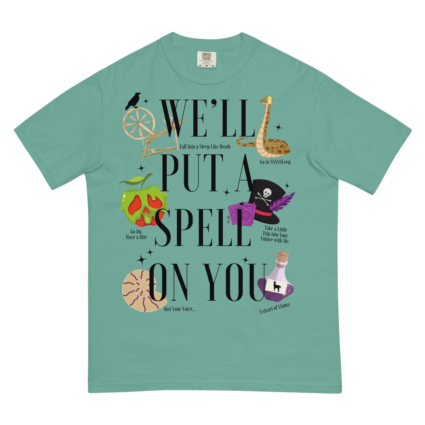 Disney Halloween Villains Shirt, Spooky Comfort Colors Tee