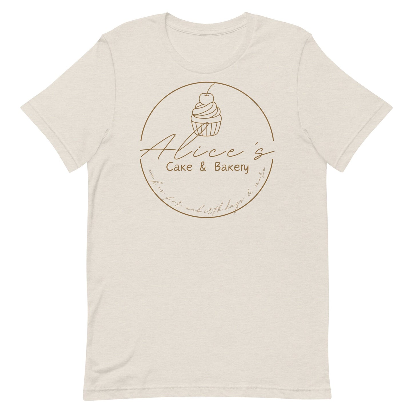 Alice's Bakery Disney Tee, Bella Canvas Unisex Shirt