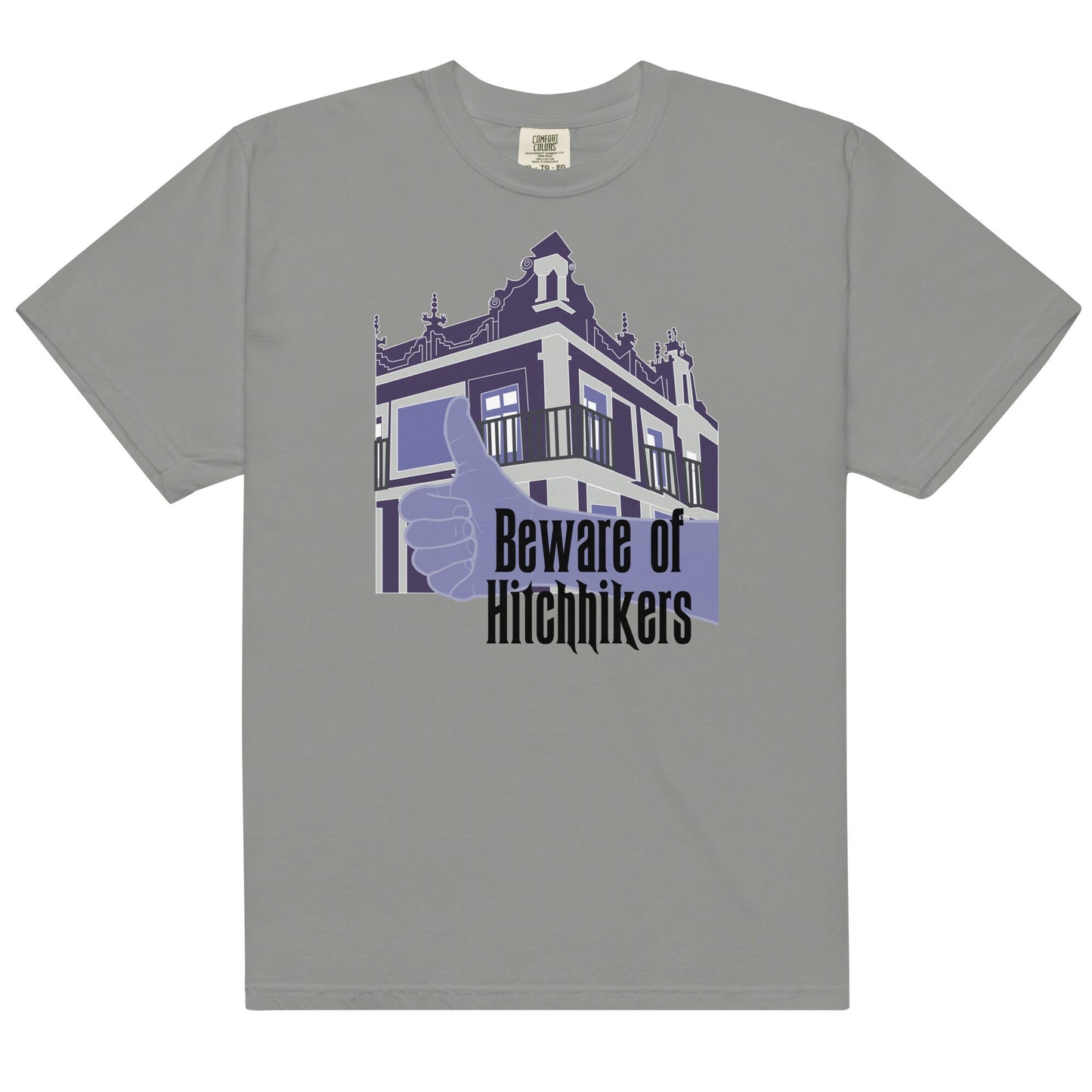 Hitchhiking Ghosts Tee, Haunted Mansion Comfort Colors Shirt