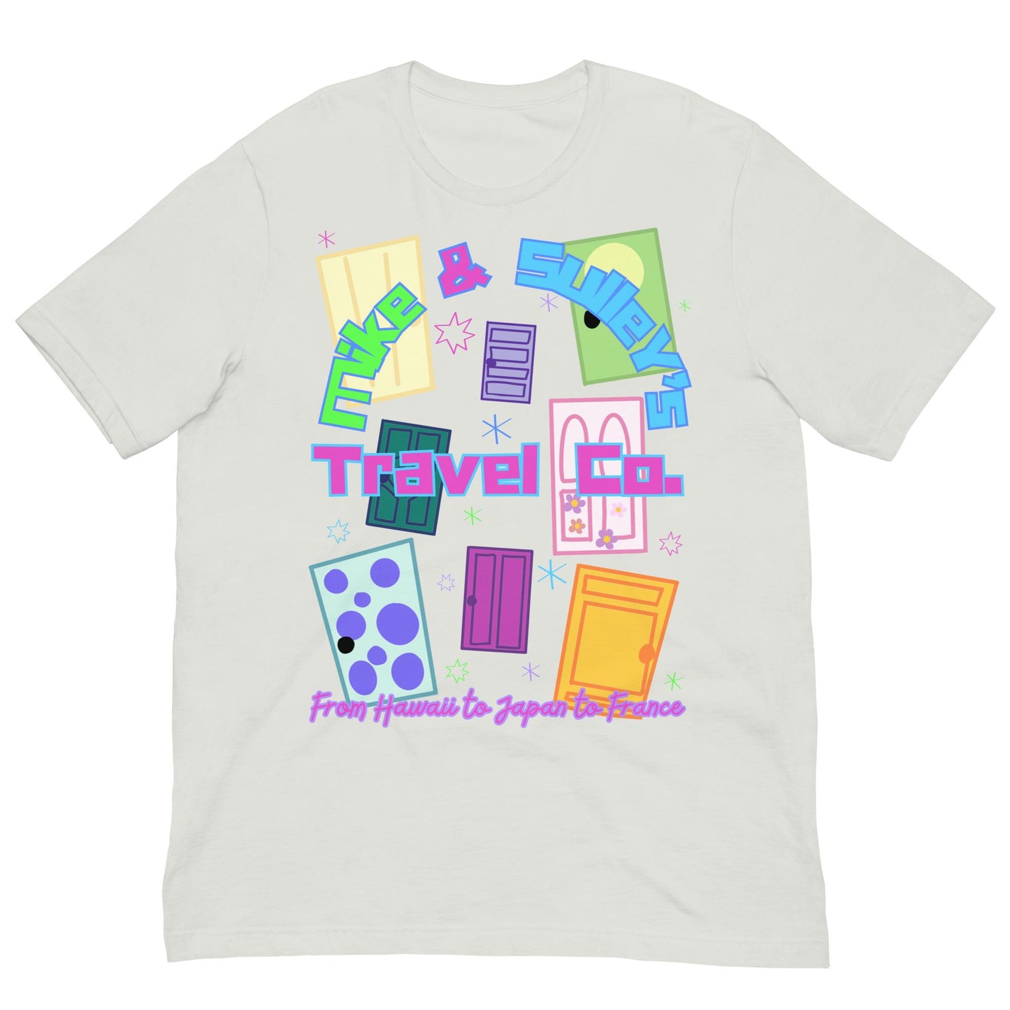 Monsters Inc Disney Inspired Mike and Sulley's Travel Co. Bella Canvas Shirt, Monsters Inc Mike and Sulley Disney Women's Shirt