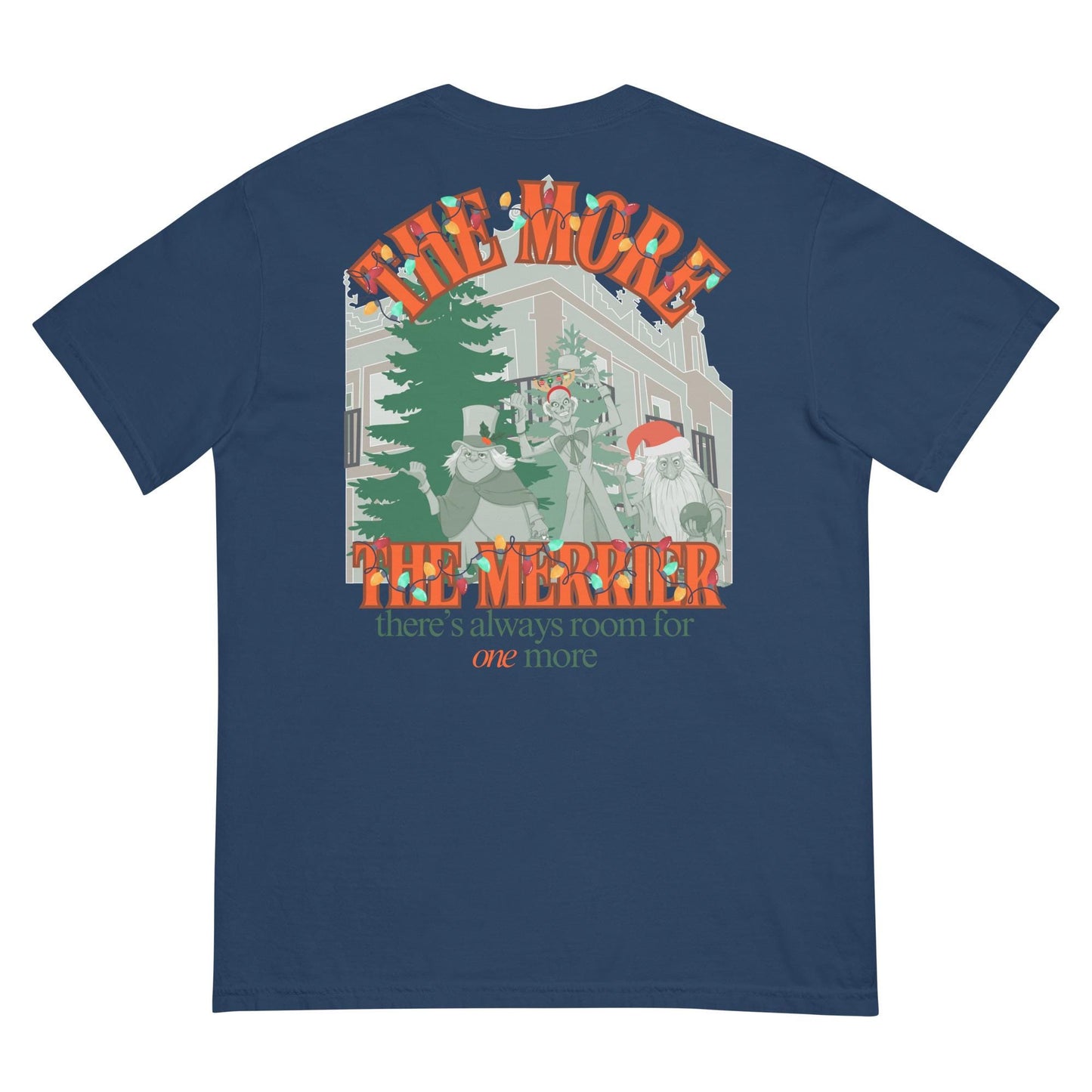 Haunted Mansion Christmas Shirt, Disney Hitchhiking Ghosts Holiday Tee