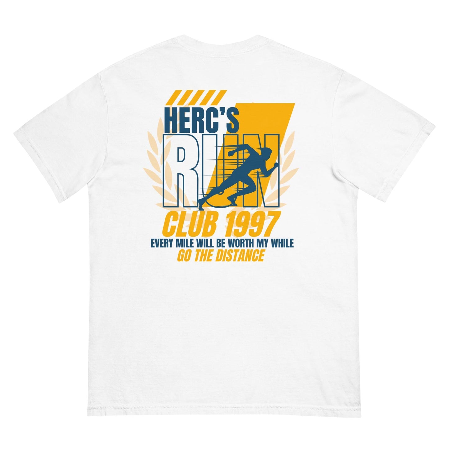 Disney Hercules Run Club Shirt, Comfort Colors Go the Distance Tee