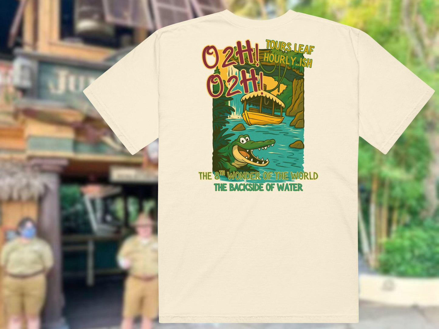 Disney Jungle Cruise Backside of Water Comfort Colors Shirt