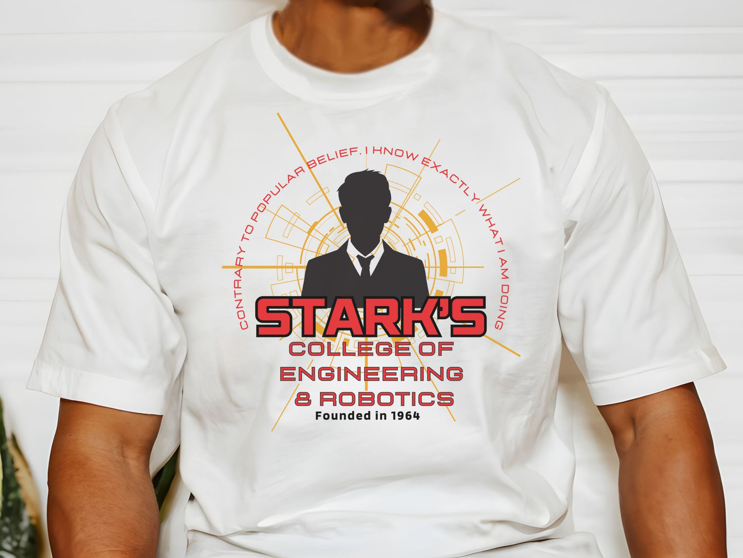 Stark's College of Engineering Shirt, Subtle Disney Dad Tee