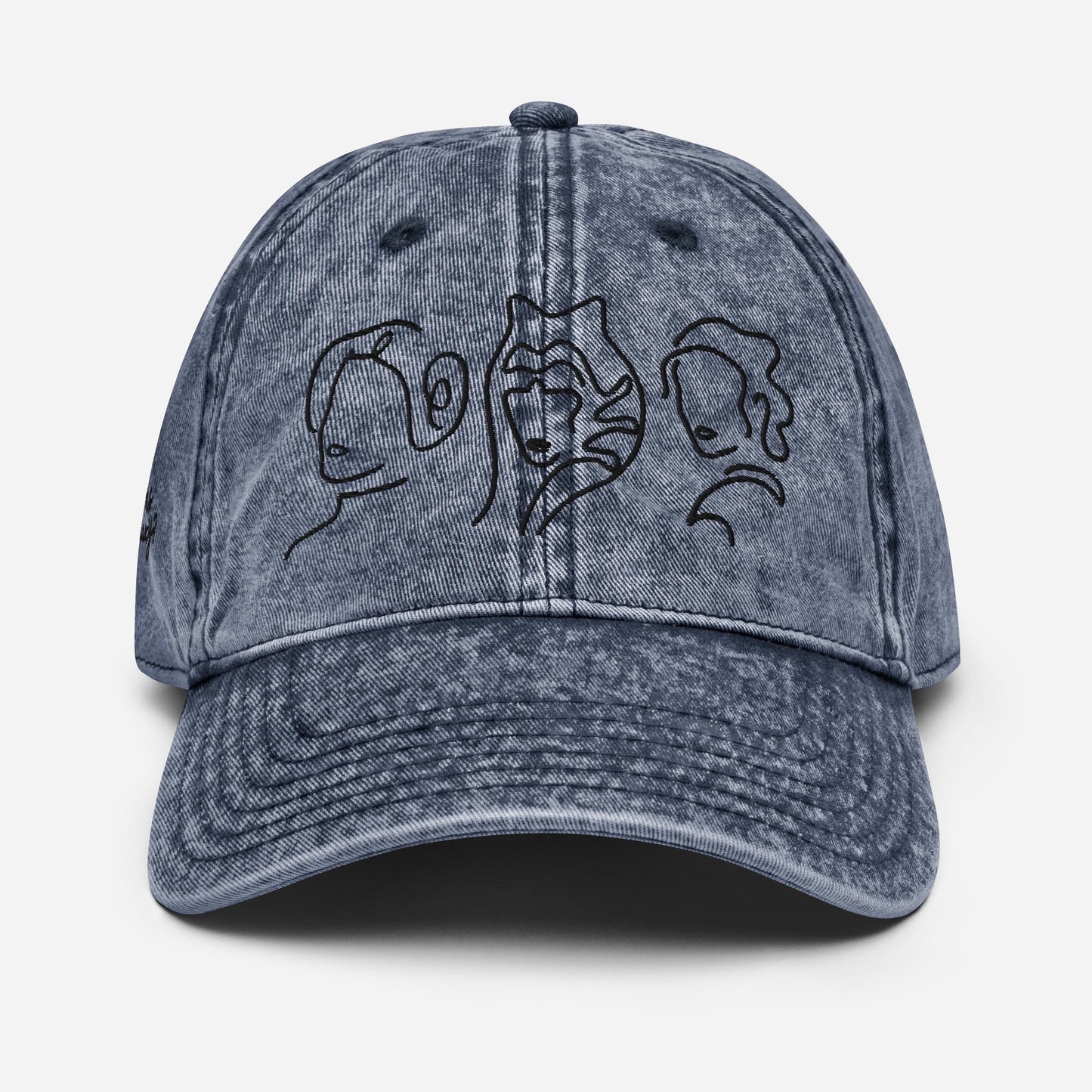 Star Wars Icon Hat: Princess Leia, Ahsoka, Rey Sketch - Vintage Dad Cap