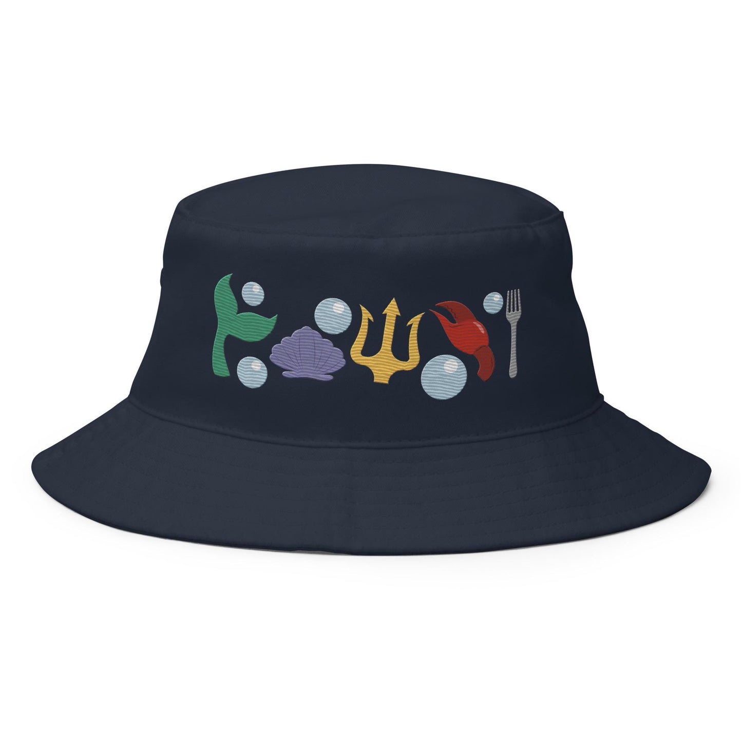 Little Mermaid Inspired Bucket Hat, Disney Princess Cotton Twill Hat