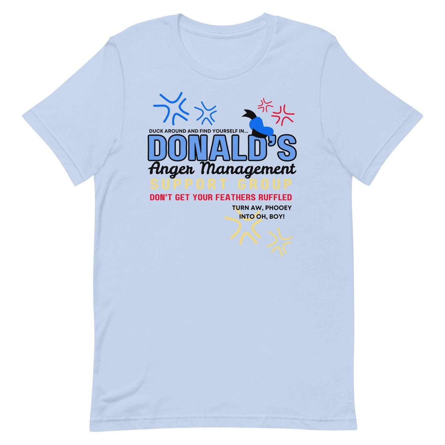 Funny Donald Duck Anger Management Shirt – Disney Graphic Tee