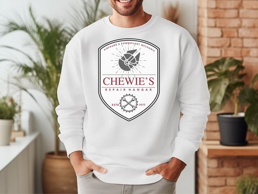 Chewie's Repair Hangar, Theme Park Sweatshirt,  Subtle Disney Matching Family Shirts, Unisex Disney Crewneck