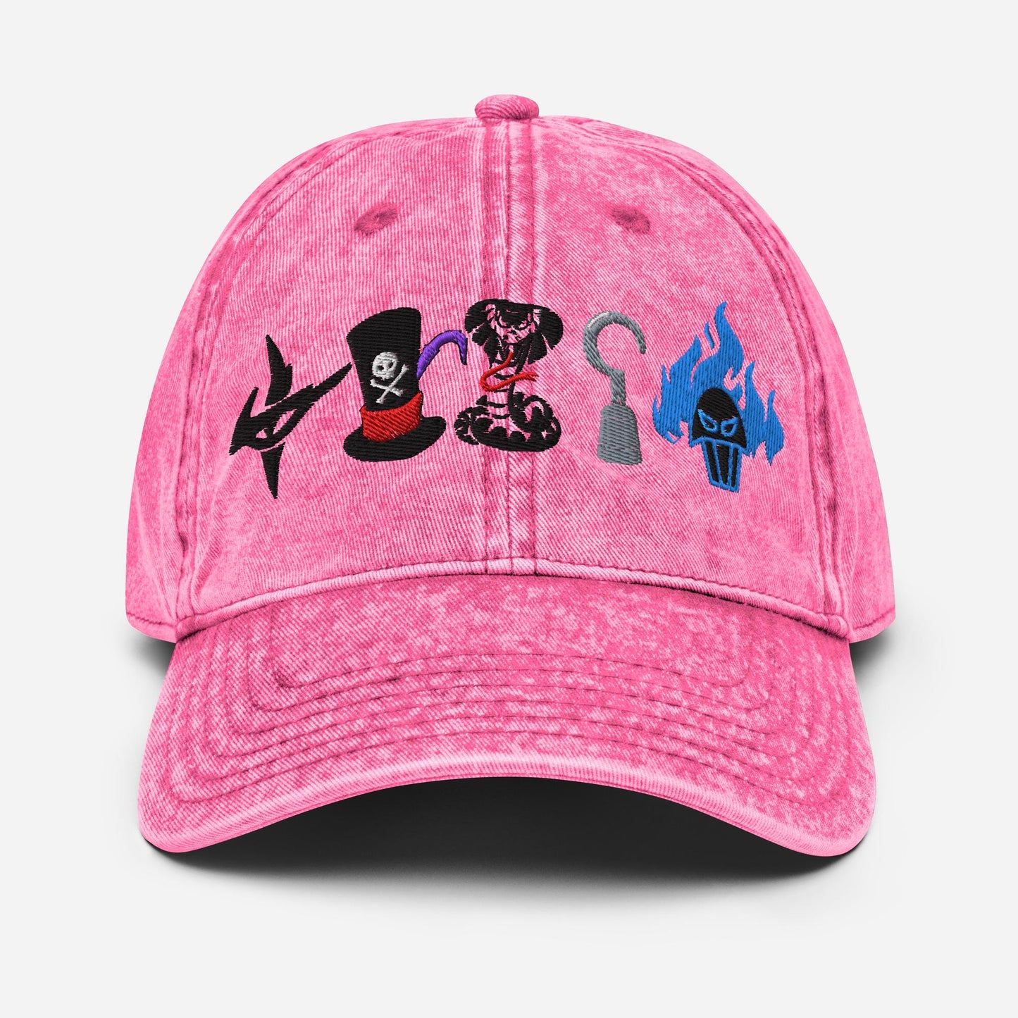 Disney Villains Embroidered Vintage Dad Hat | Halloween Otto Cap