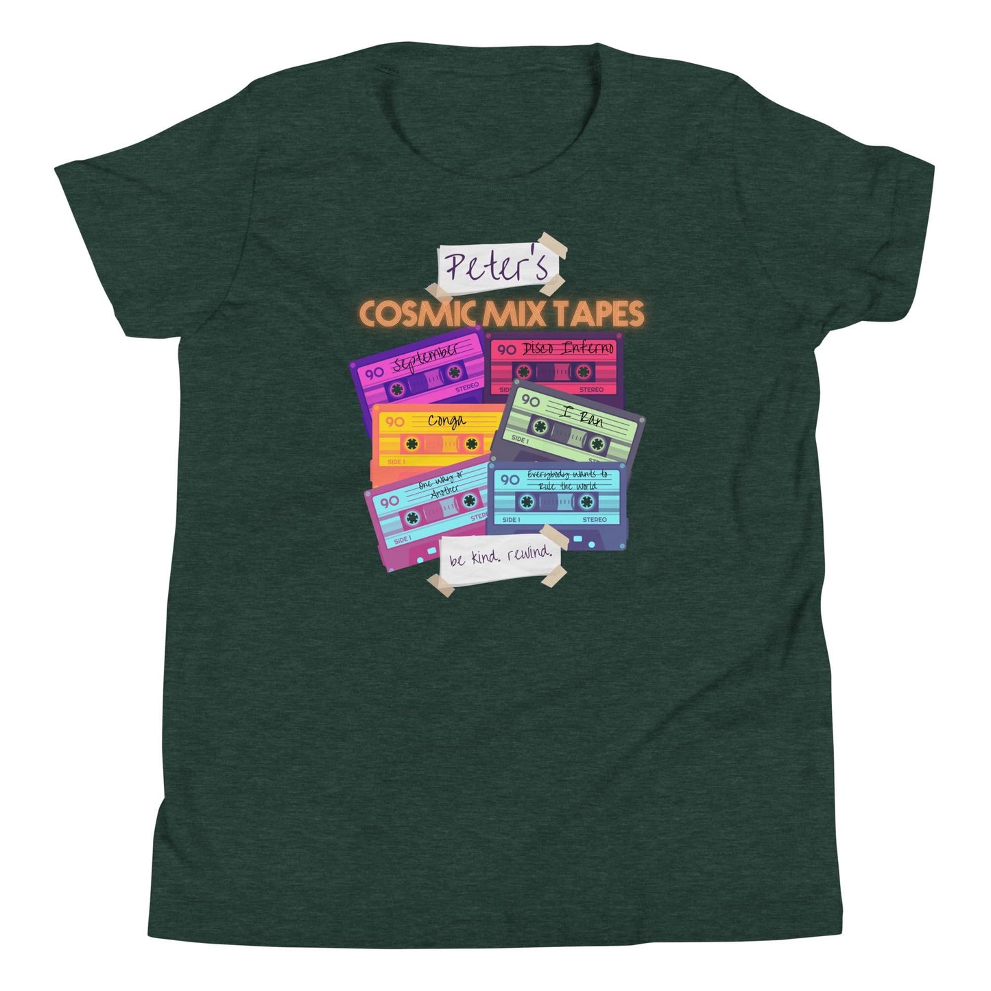 Guardians of the Galaxy Inspired Peter's Cosmic Mix Tape Youth Shirt, EPCOT Shirt