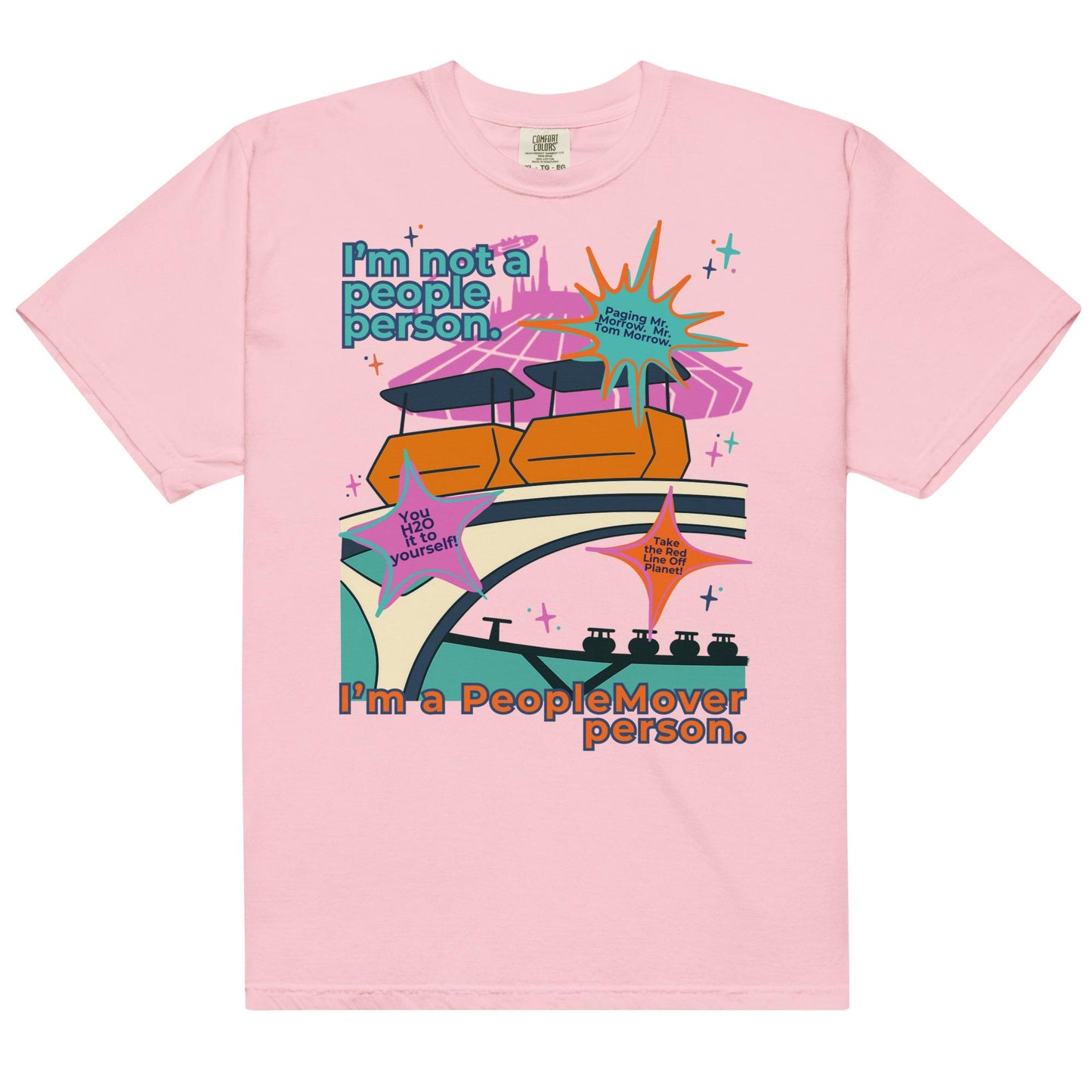 Disney PeopleMover Shirt, Retro Tomorrowland Comfort Colors Tee
