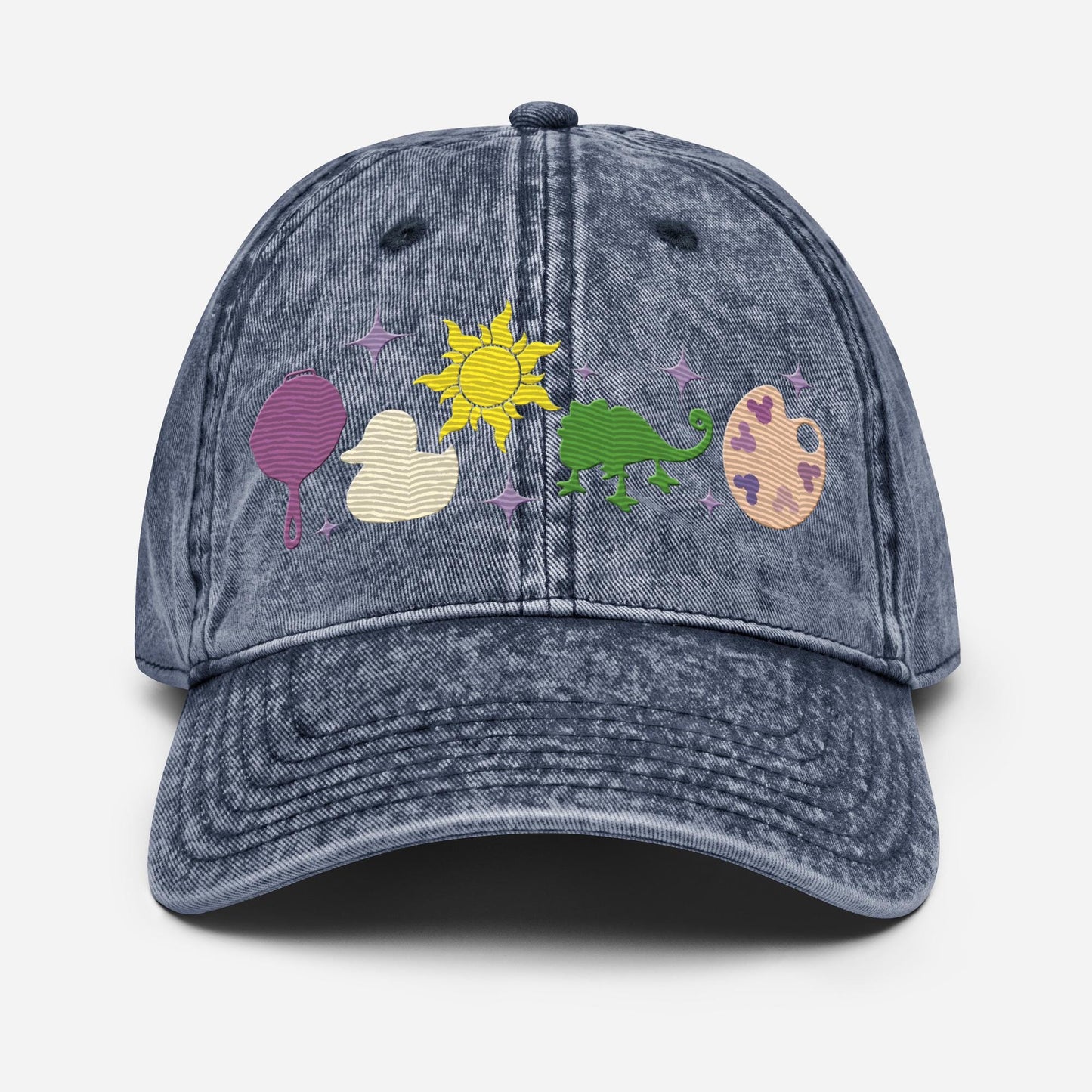 Disney Tangled Icon Hat, Embroidered Cotton Twill