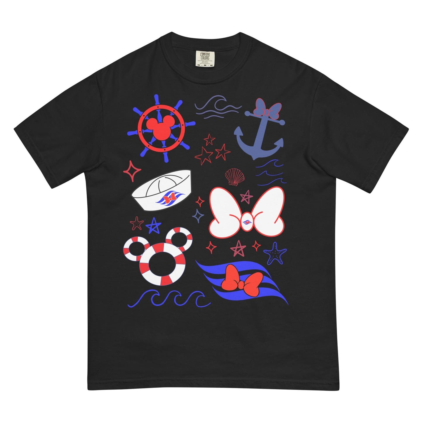 Disney Cruise Doodle Sketch Shirt, Family Vacation Tee