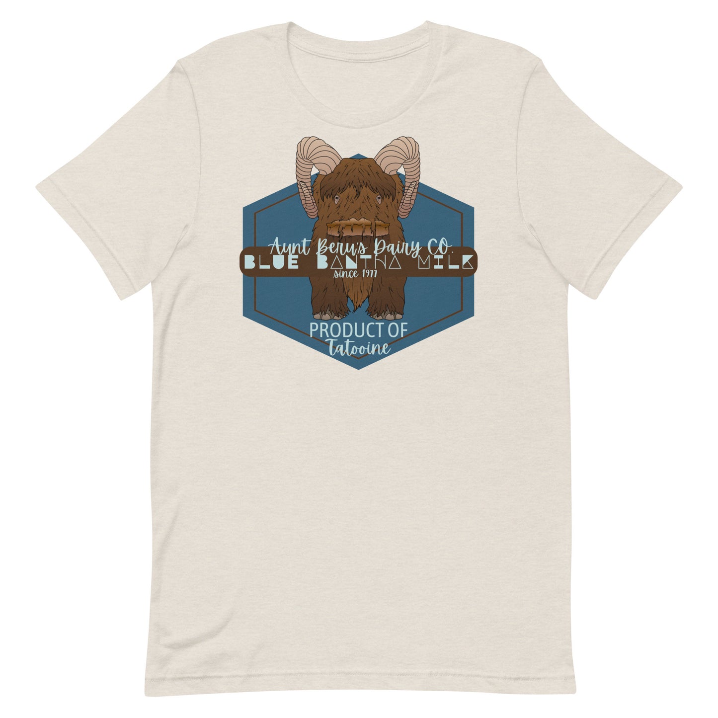 Blue Milk Bantha T-Shirt, Subtle Star Wars Disney Family Tee